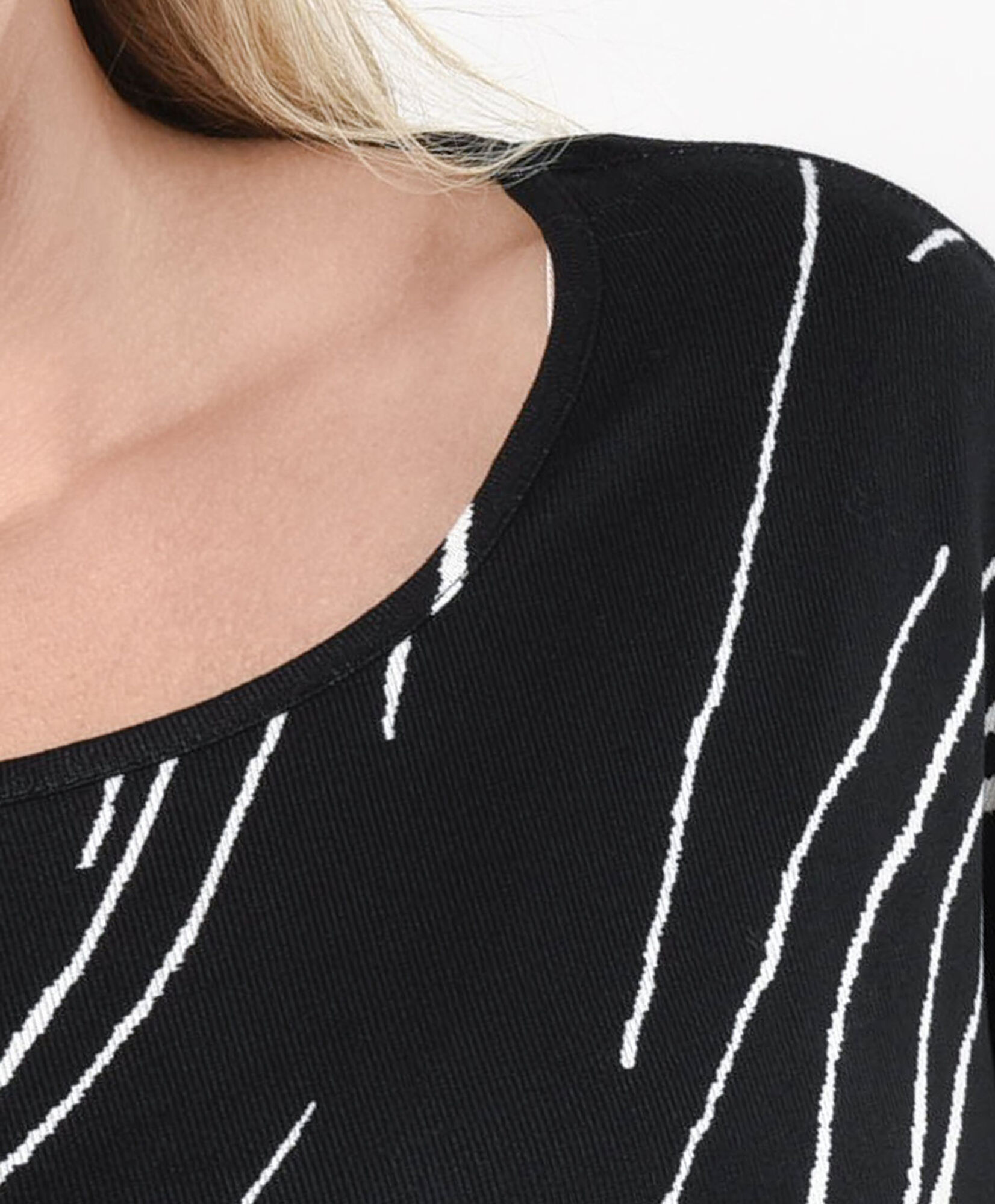 Polera mujer lanosa líneas Polera mujer lanosa líneas