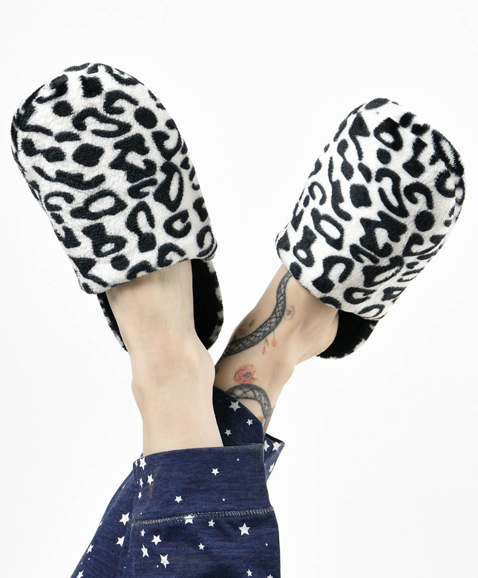 Pantufla mujer animal print Pantufla mujer animal print
