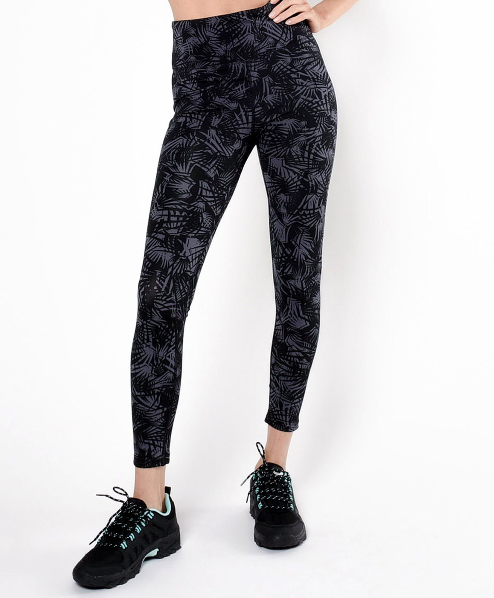 Calza mujer estampado hojas Calza mujer estampado hojas