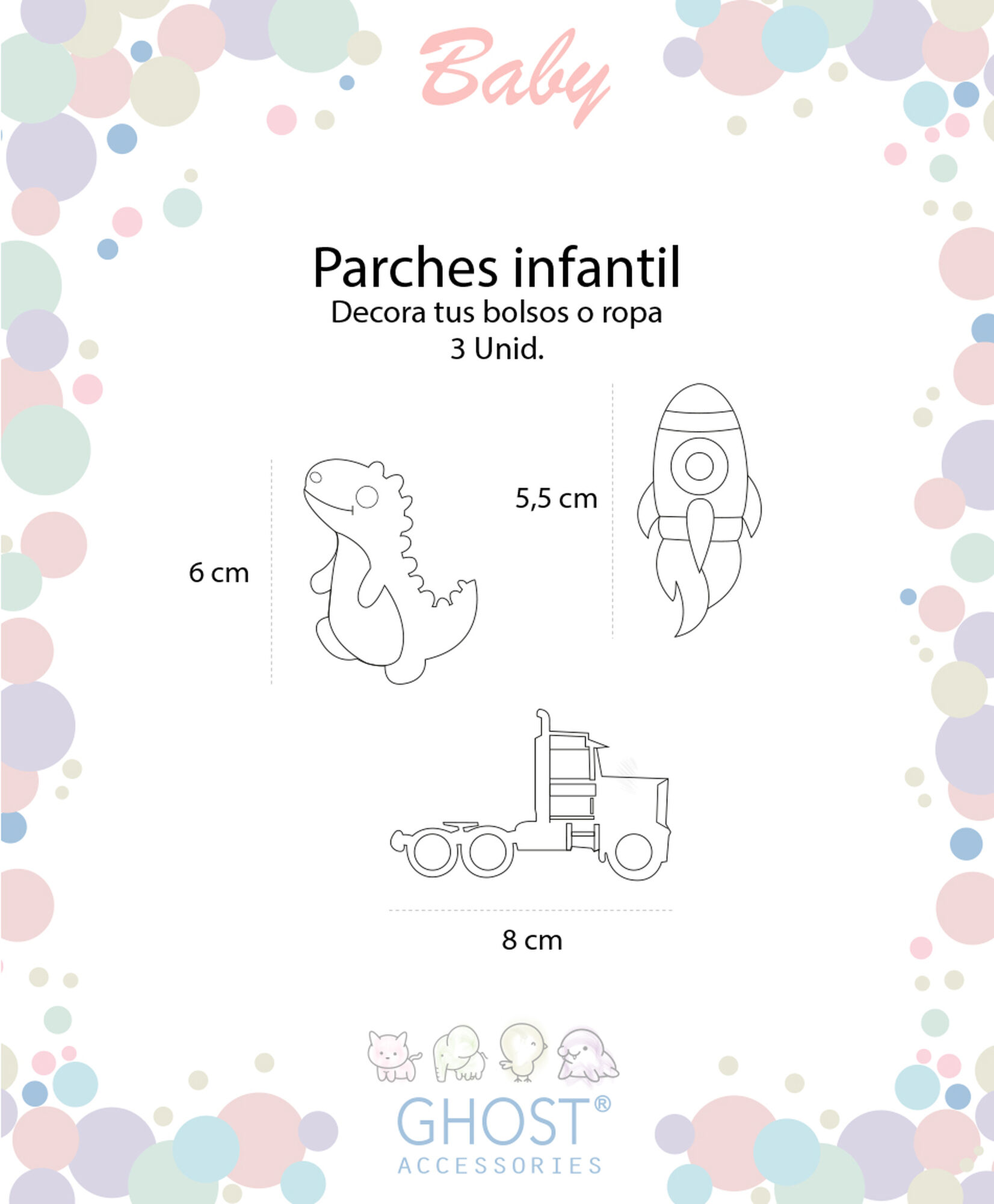 Parches infantil mix Parches infantil mix