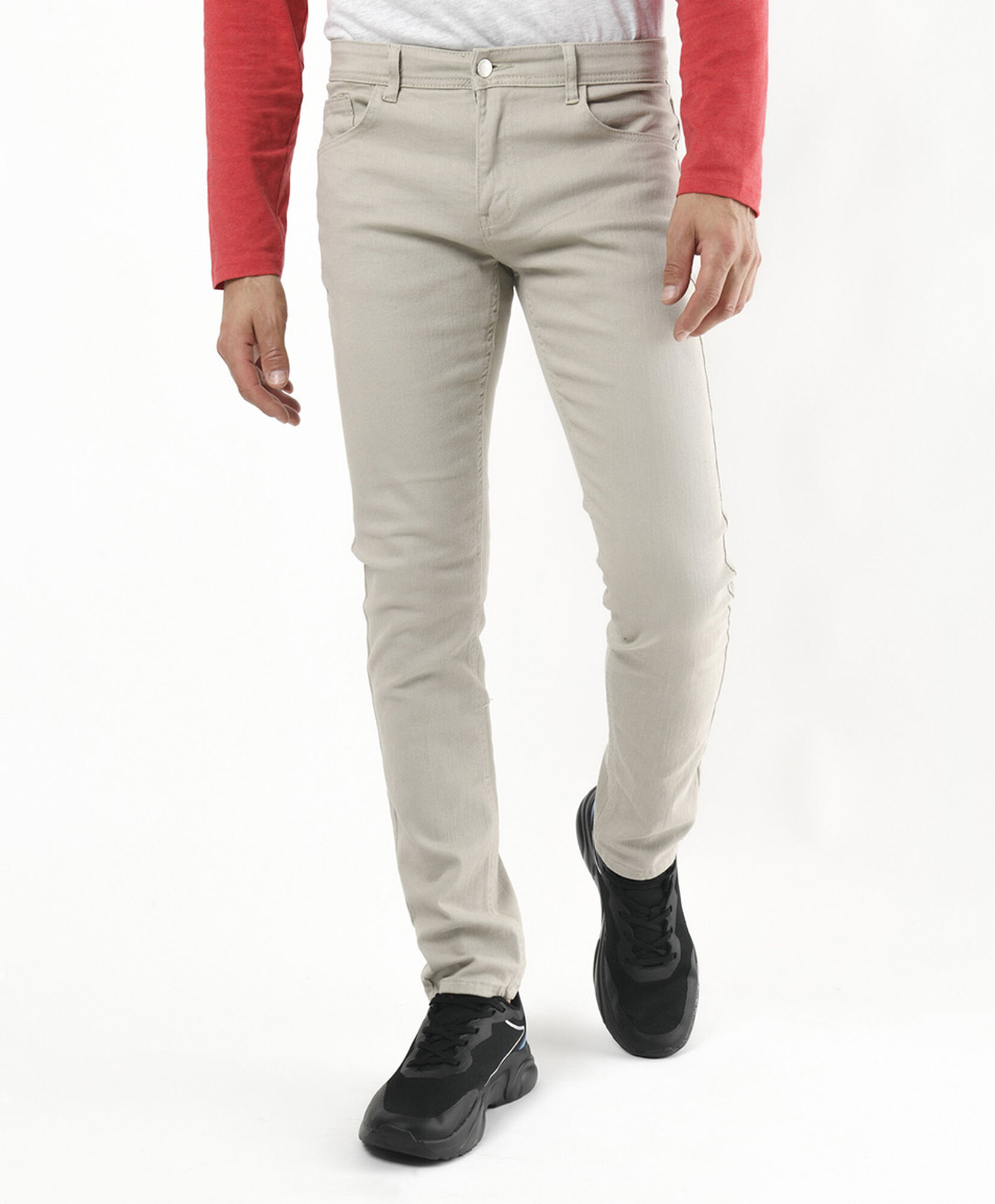 Jeans hombre liso skinny fit Jeans hombre liso skinny fit