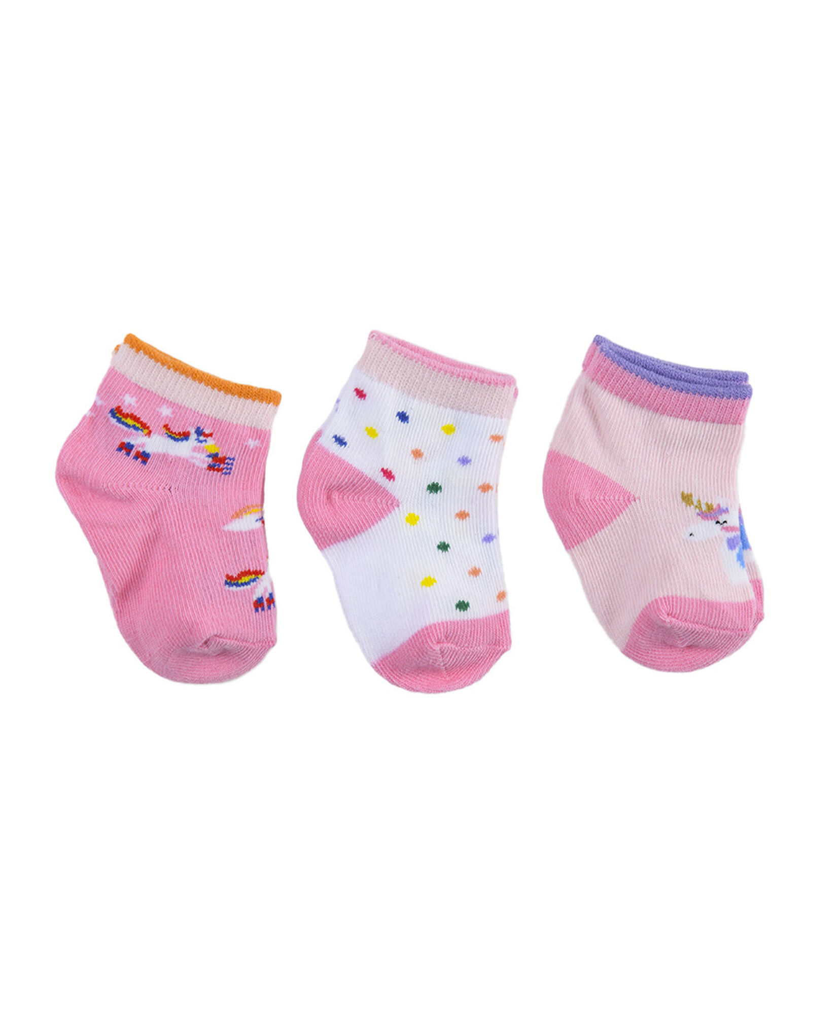 Pack 3 calcetines bebé unicornio Pack 3 calcetines bebé unicornio