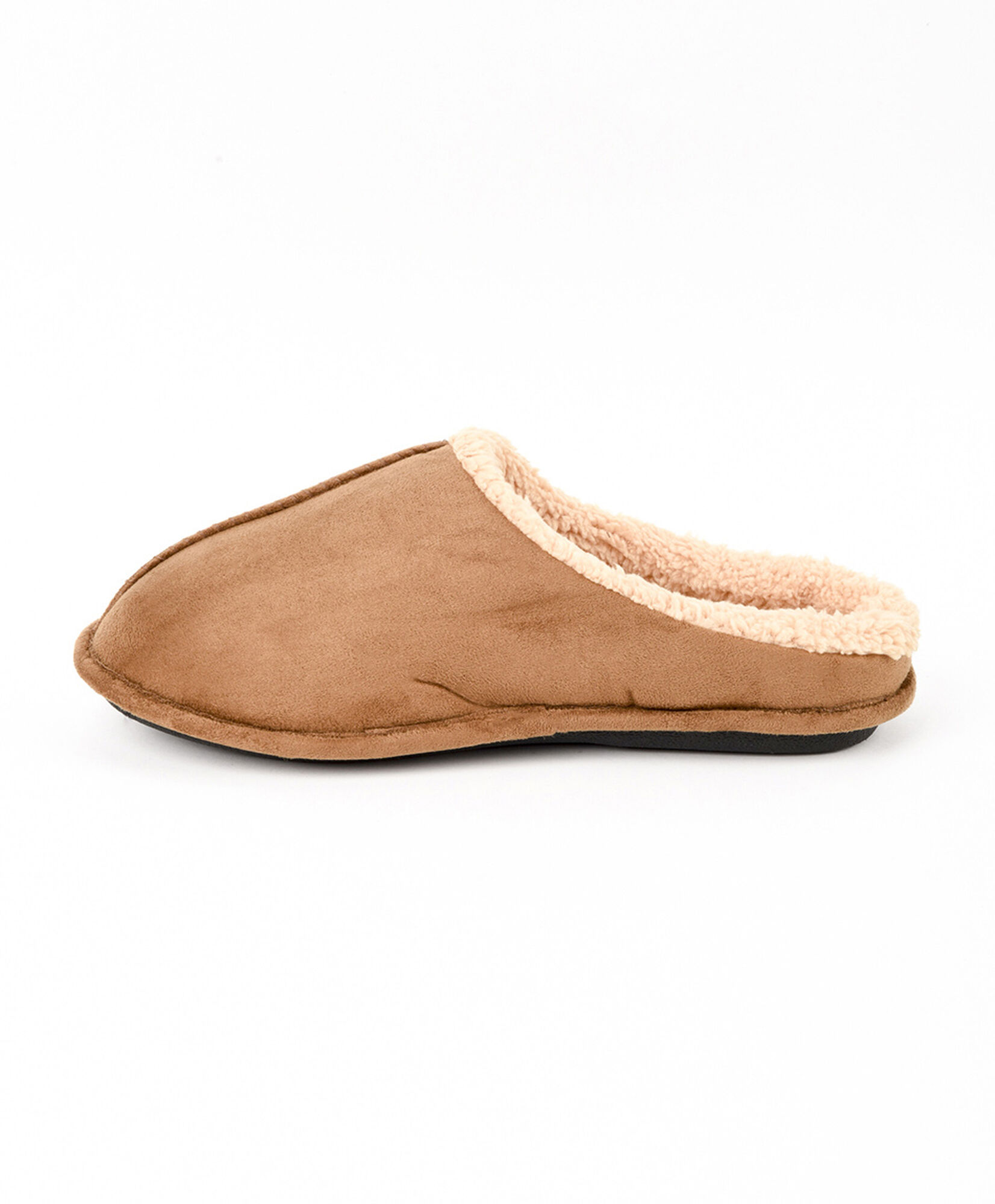 Pantufla hombre gamuza costura Pantufla hombre gamuza costura