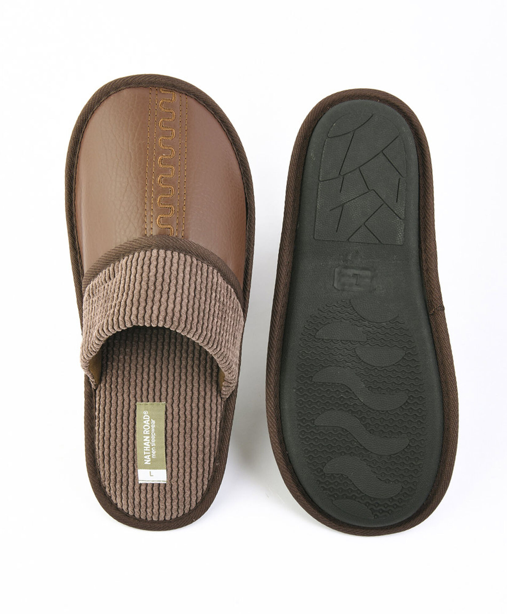 Pantufla hombre café Pantufla hombre café