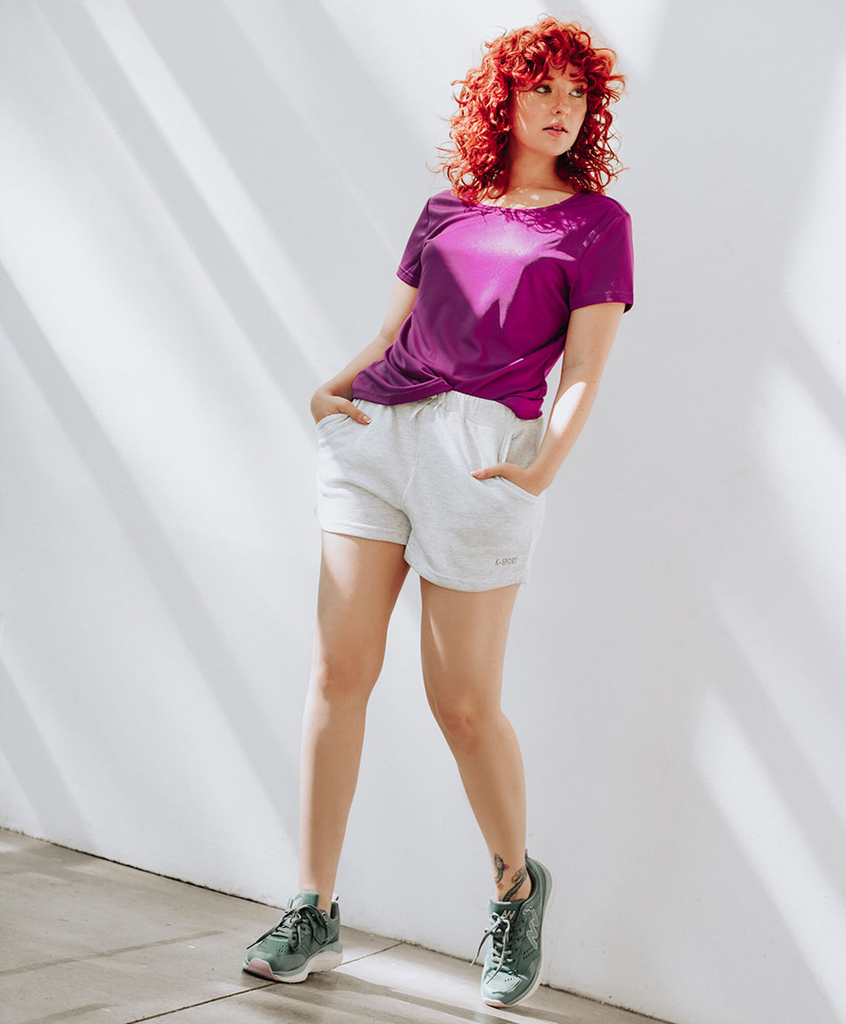 Short deportivo mujer corto liso Short deportivo mujer corto liso