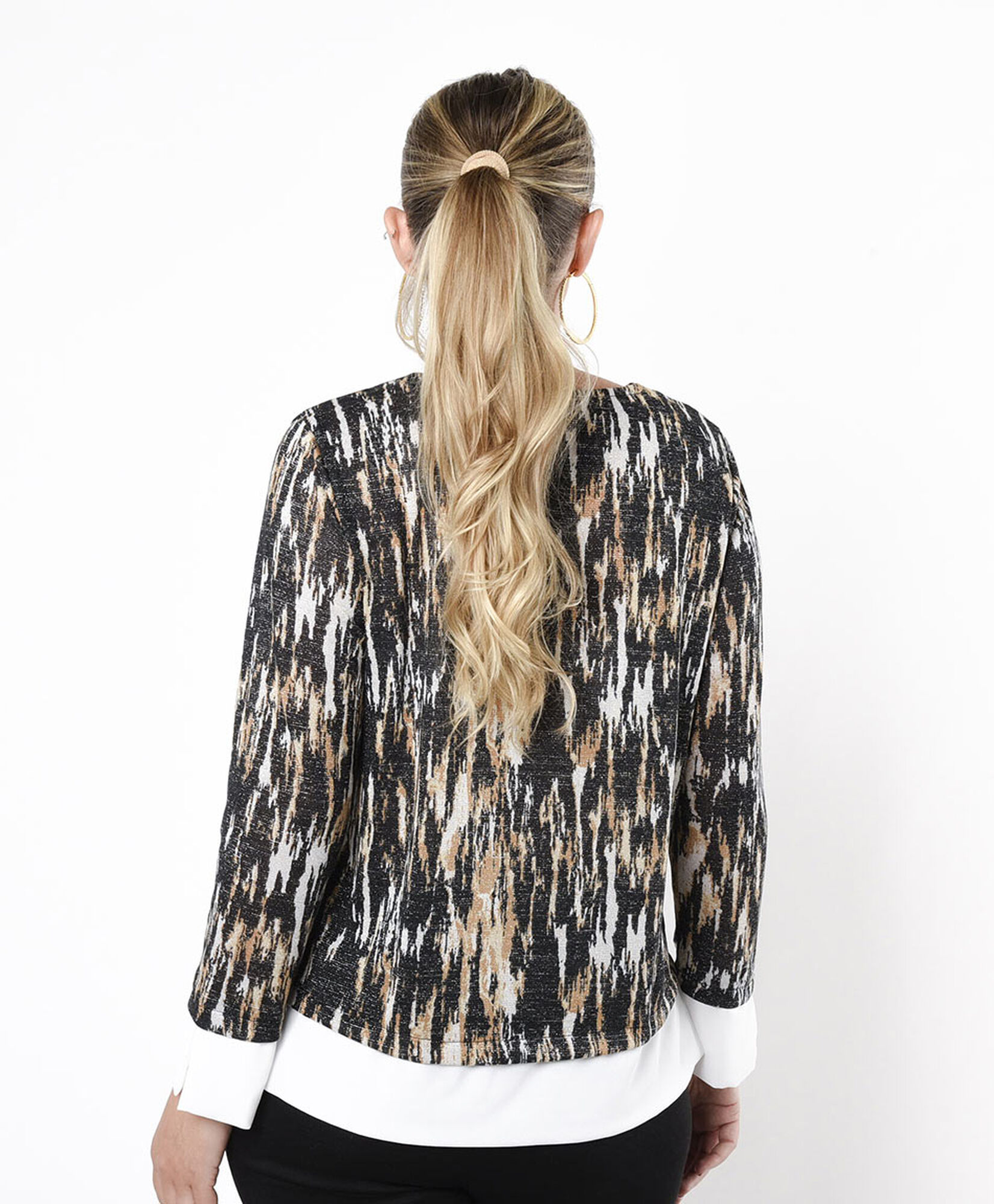 Polera mujer doble brillos Polera mujer doble brillos