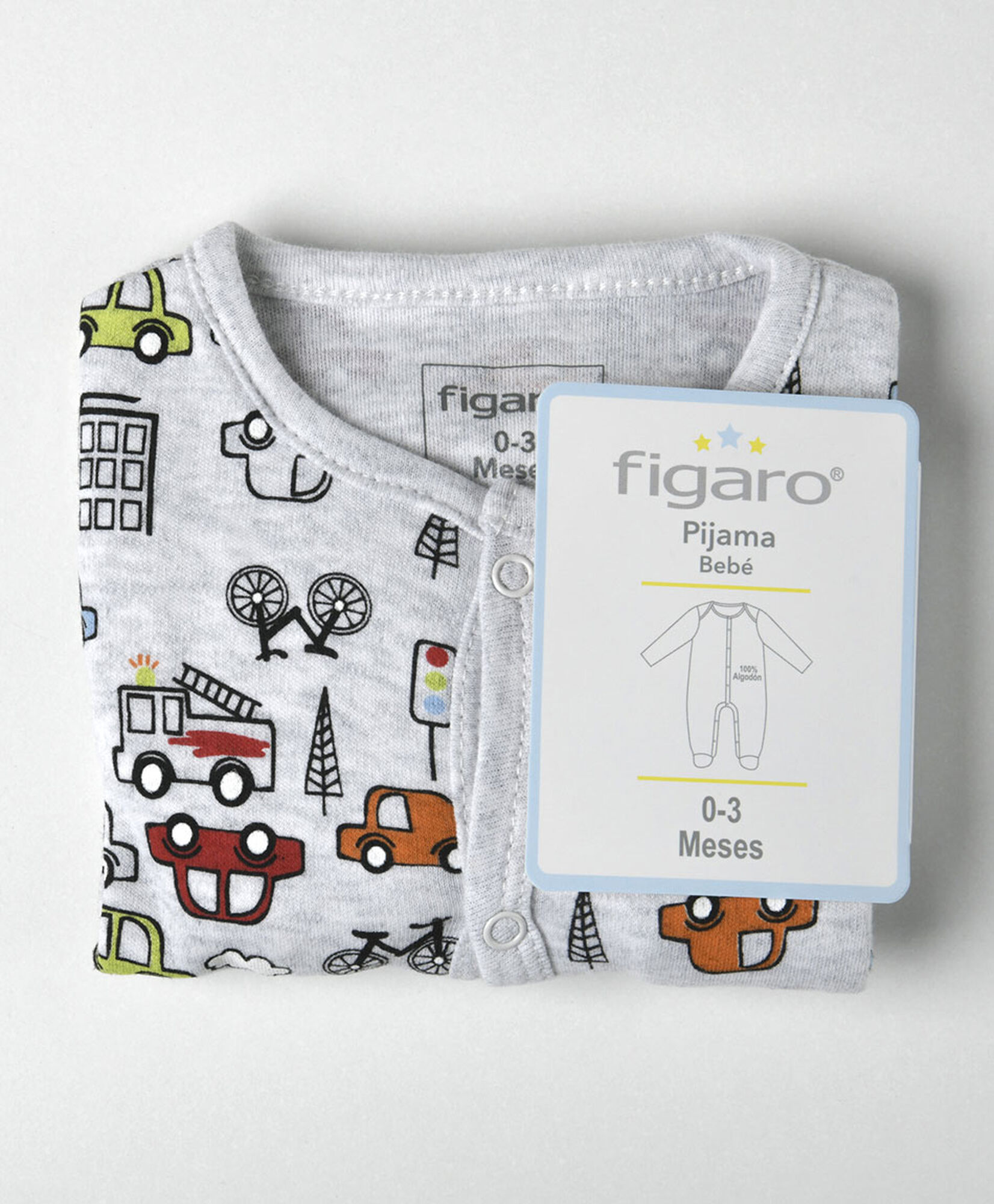 Pijama bebé estampado autos Pijama bebé estampado autos