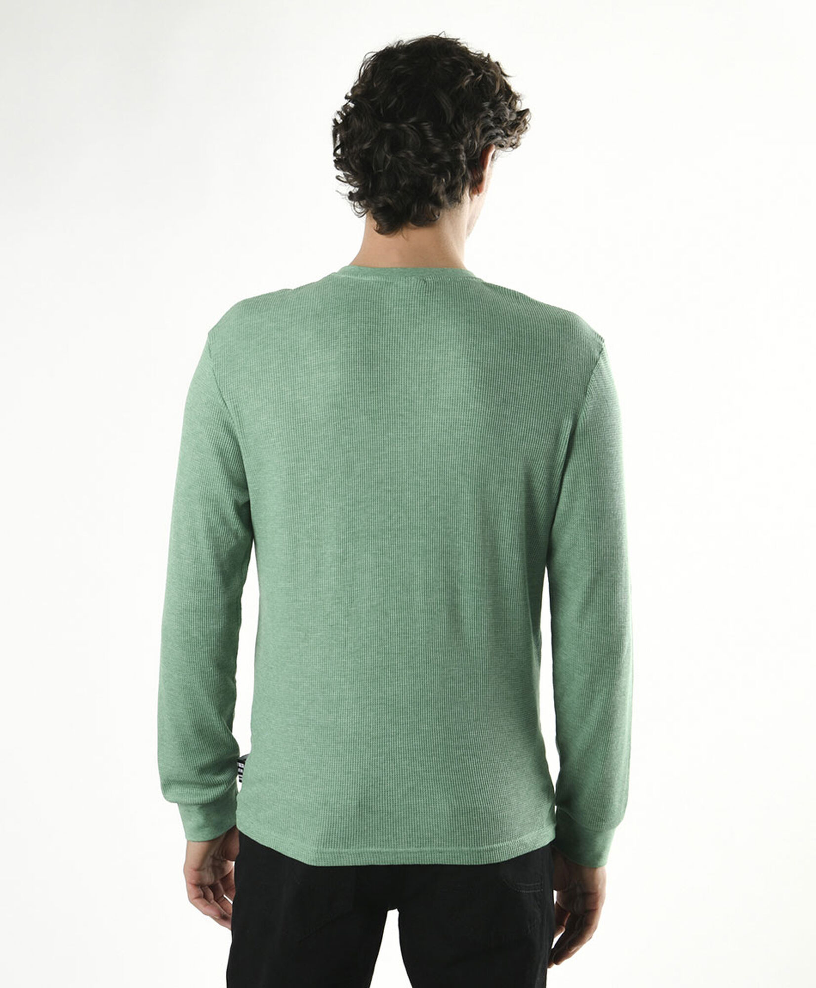 Polera hombre texturizada botones Polera hombre texturizada botones