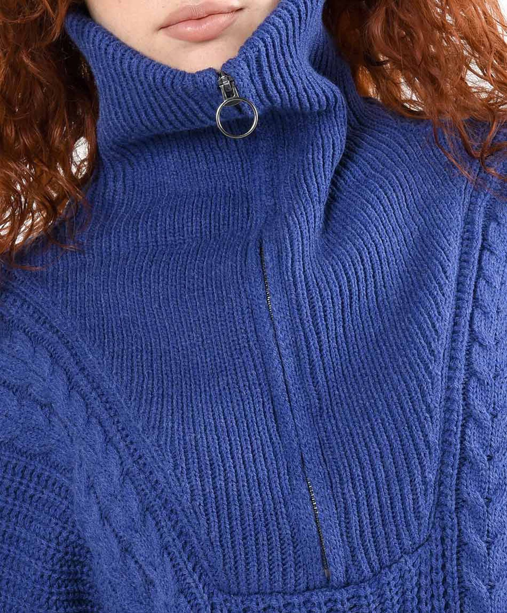 Sweater mujer trenzado cuello alto Sweater mujer trenzado cuello alto