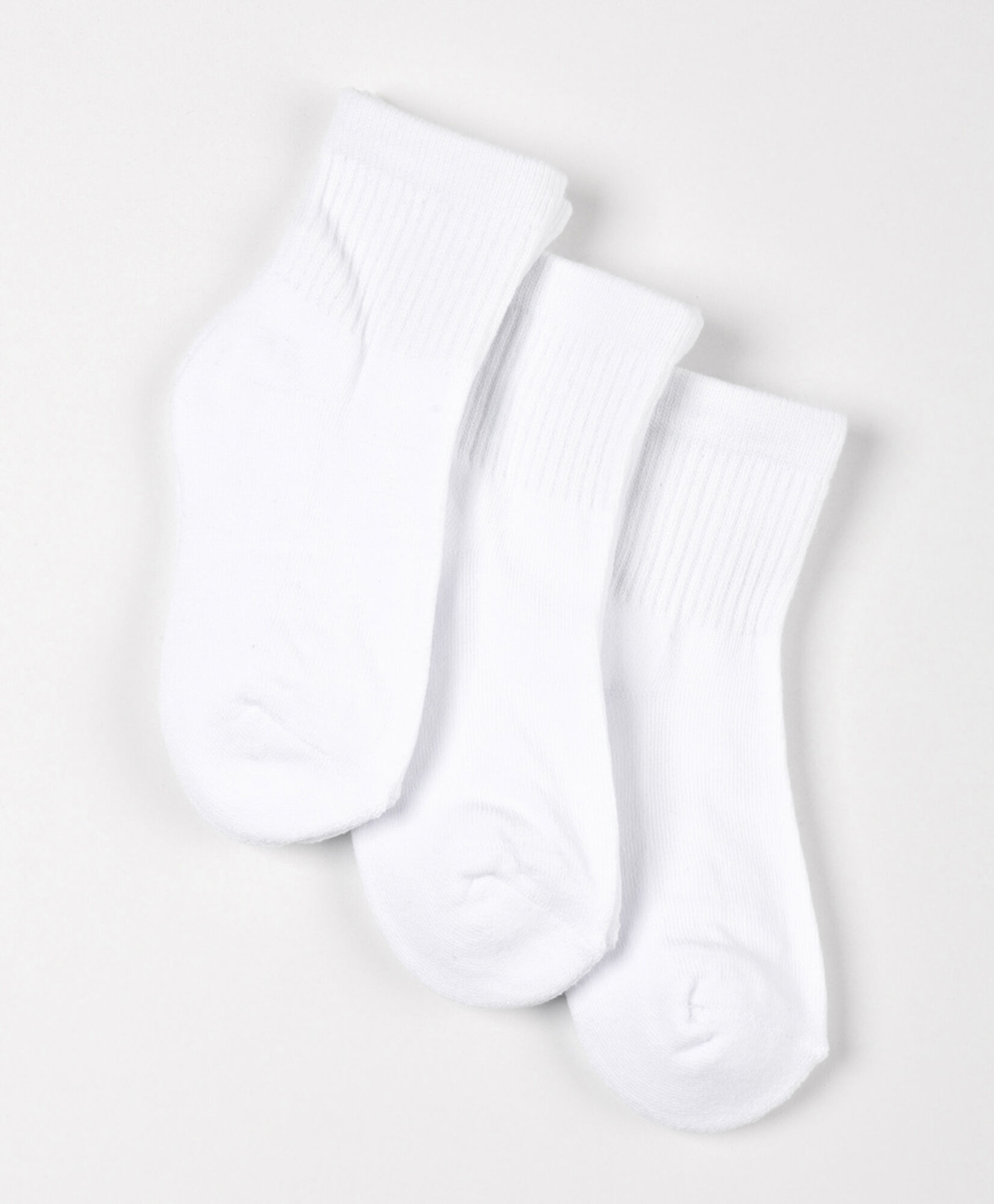 Pack 3 calcetines infantiles blancos Pack 3 calcetines infantiles blancos