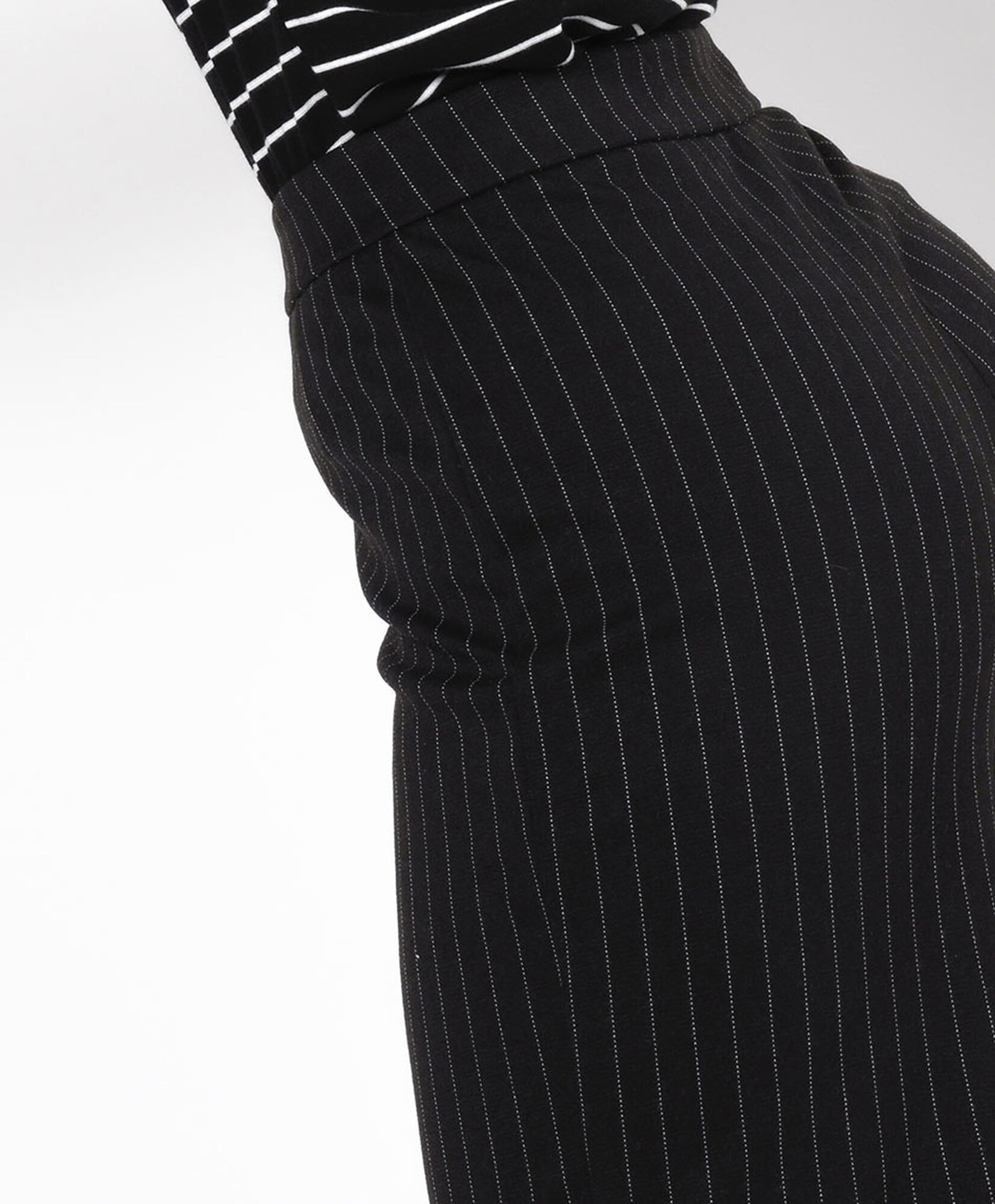 Pantalón mujer líneas verticales wide Pantalón mujer líneas verticales wide