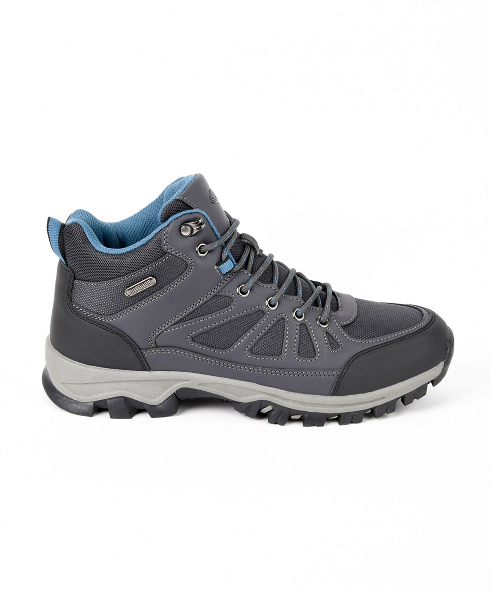 Zapatilla hombre outdoor caña alta gris Zapatilla hombre outdoor caña alta gris