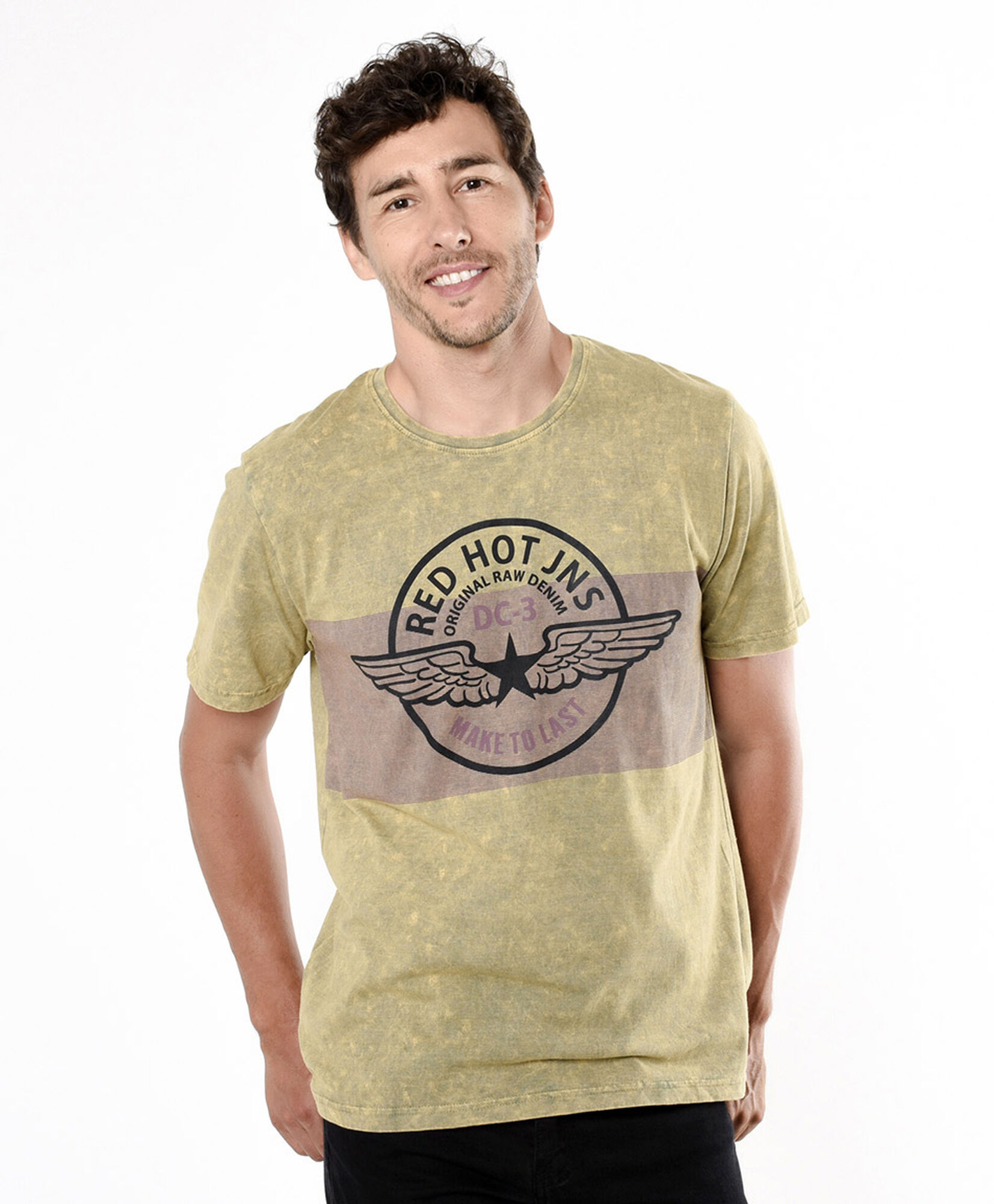 Polera hombre estampado vintage Polera hombre estampado vintage