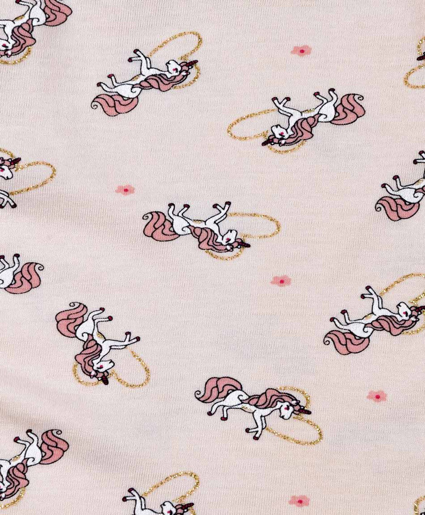 Polera bebé unicornio vuelos manga larga Polera bebé unicornio vuelos manga larga
