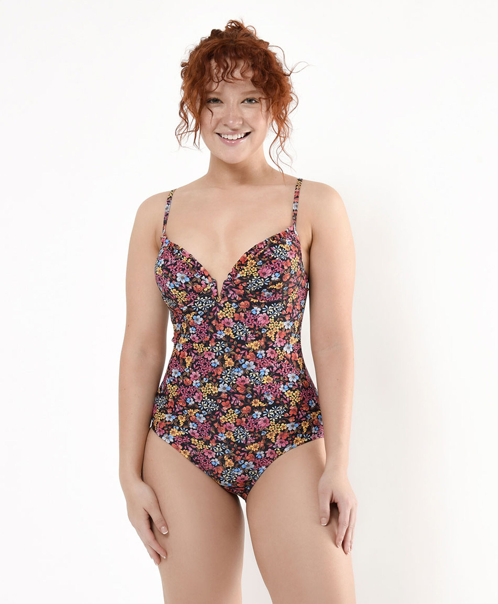 Traje de baño mujer estampado floreado Traje de baño mujer estampado floreado