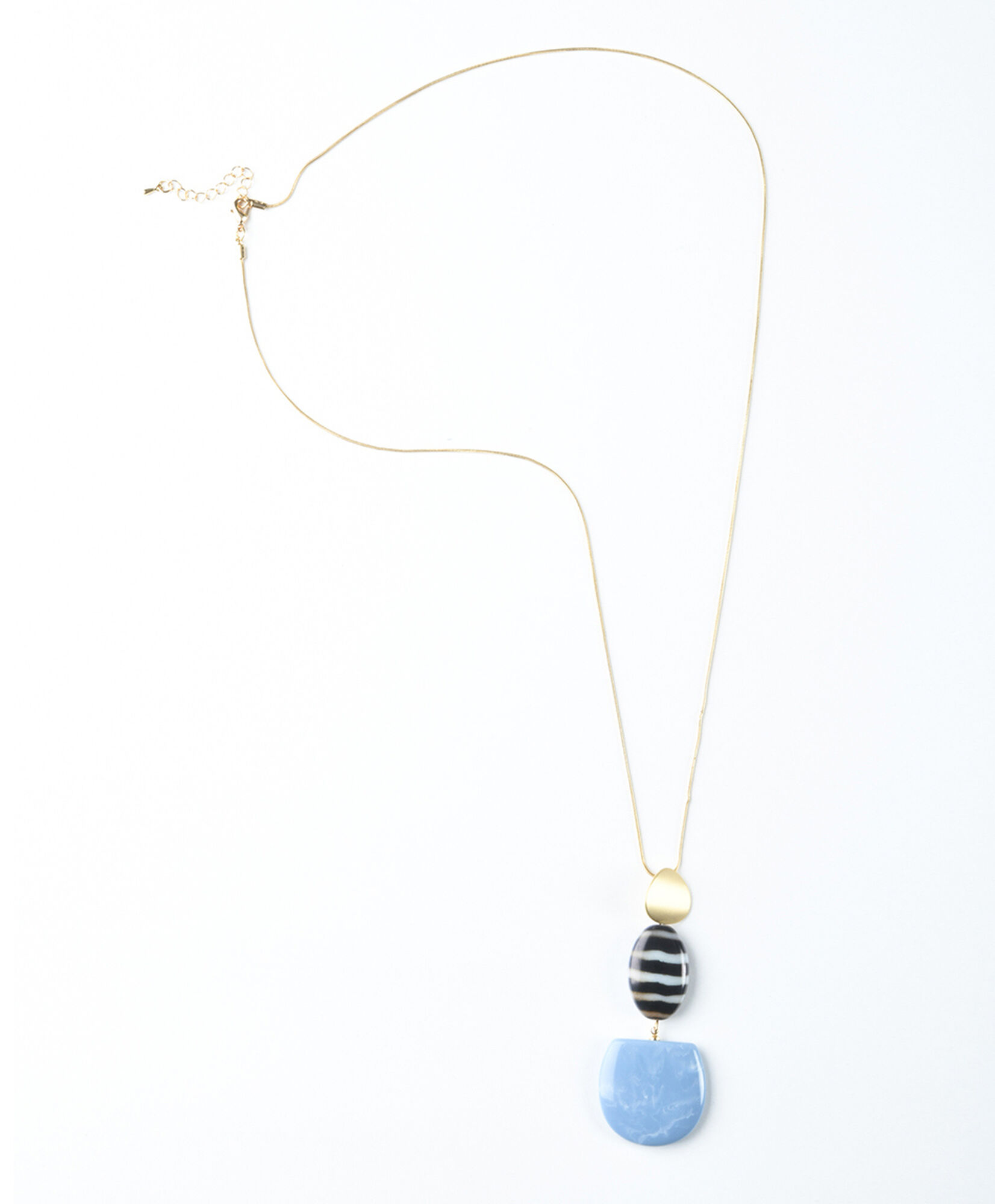 Collar mujer piedra celeste Collar mujer piedra celeste
