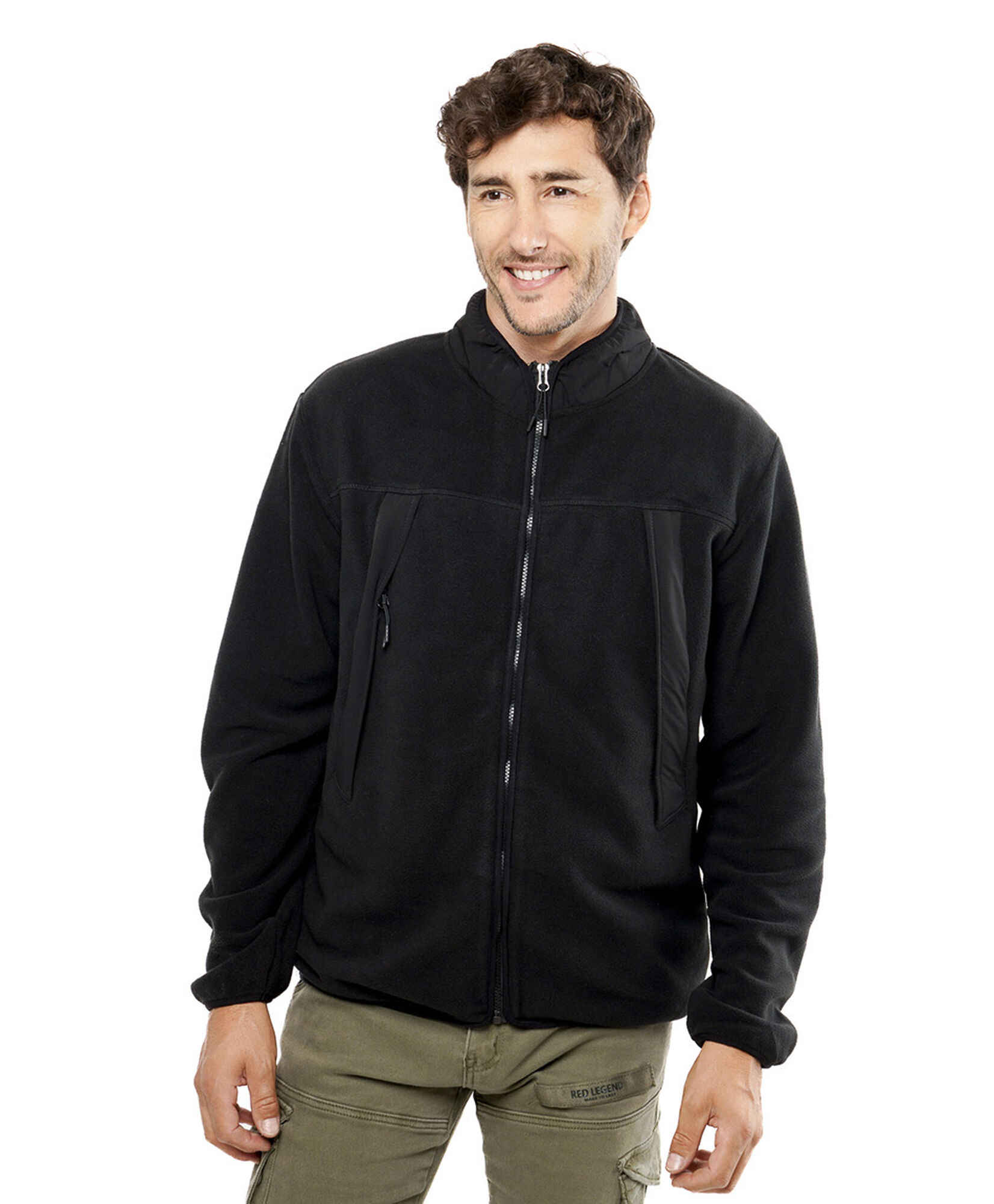 Polar hombre bolsillos liso Polar hombre bolsillos liso