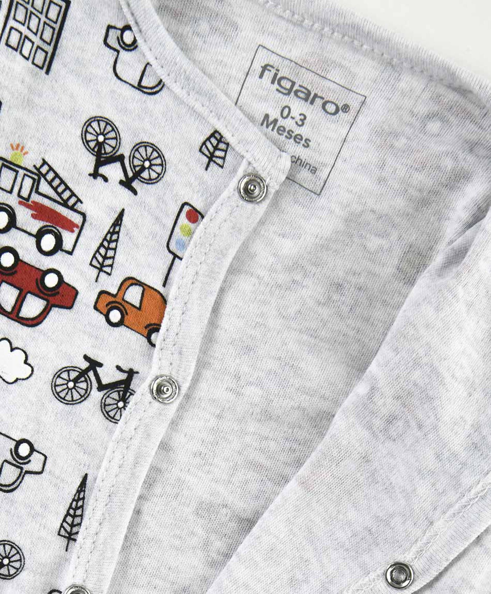 Pijama bebé estampado autos Pijama bebé estampado autos