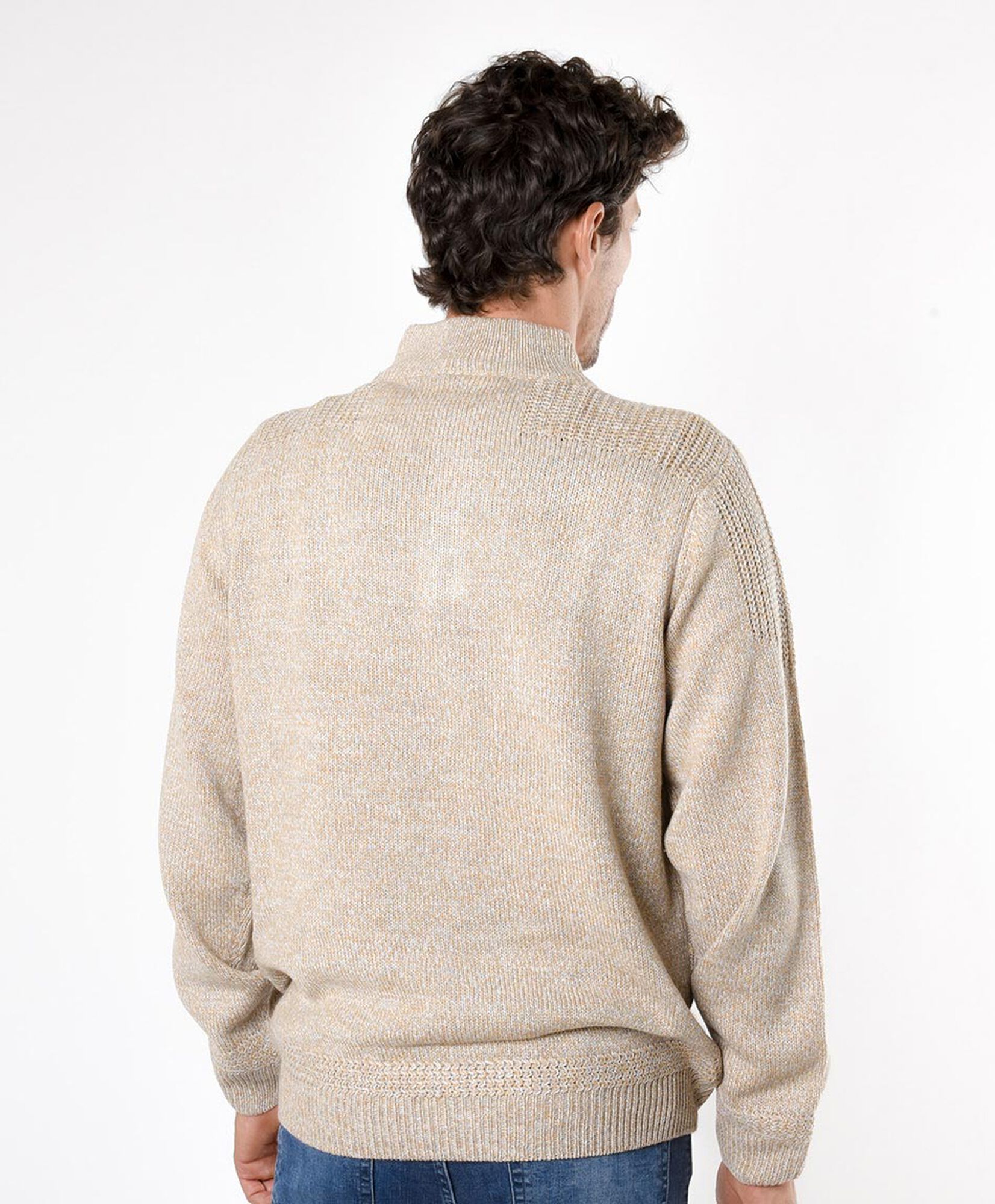 Sweater hombre cuello alto botones Sweater hombre cuello alto botones