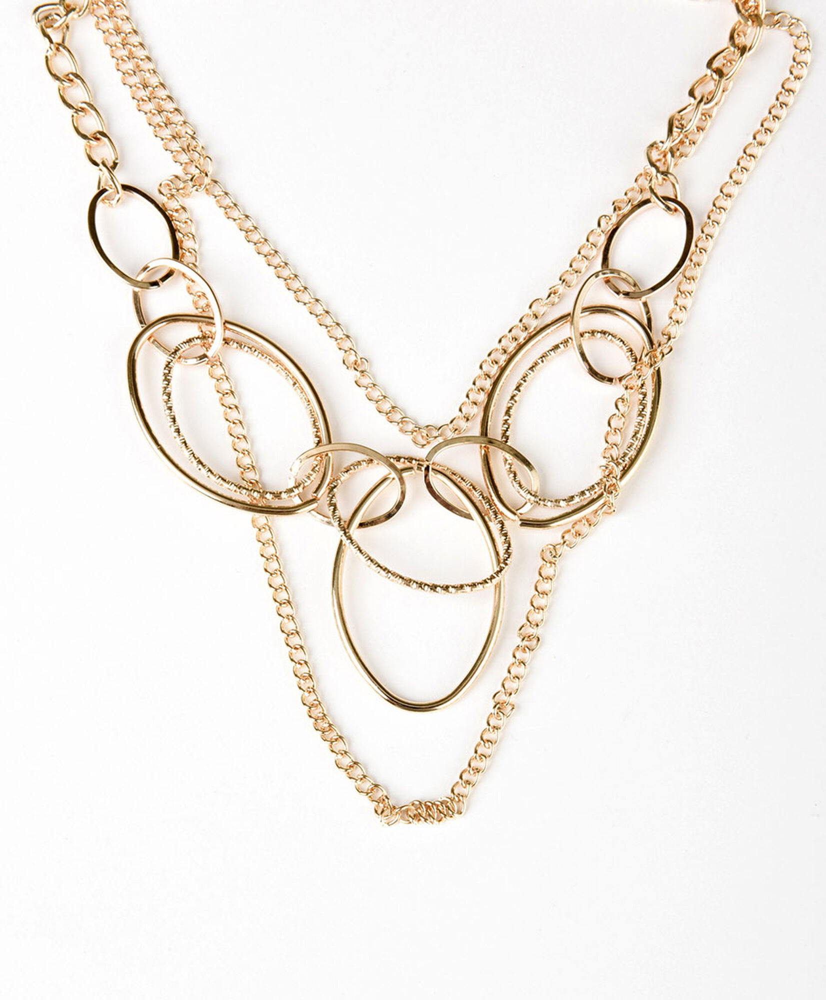 Collar mujer círculos dorados Collar mujer círculos dorados
