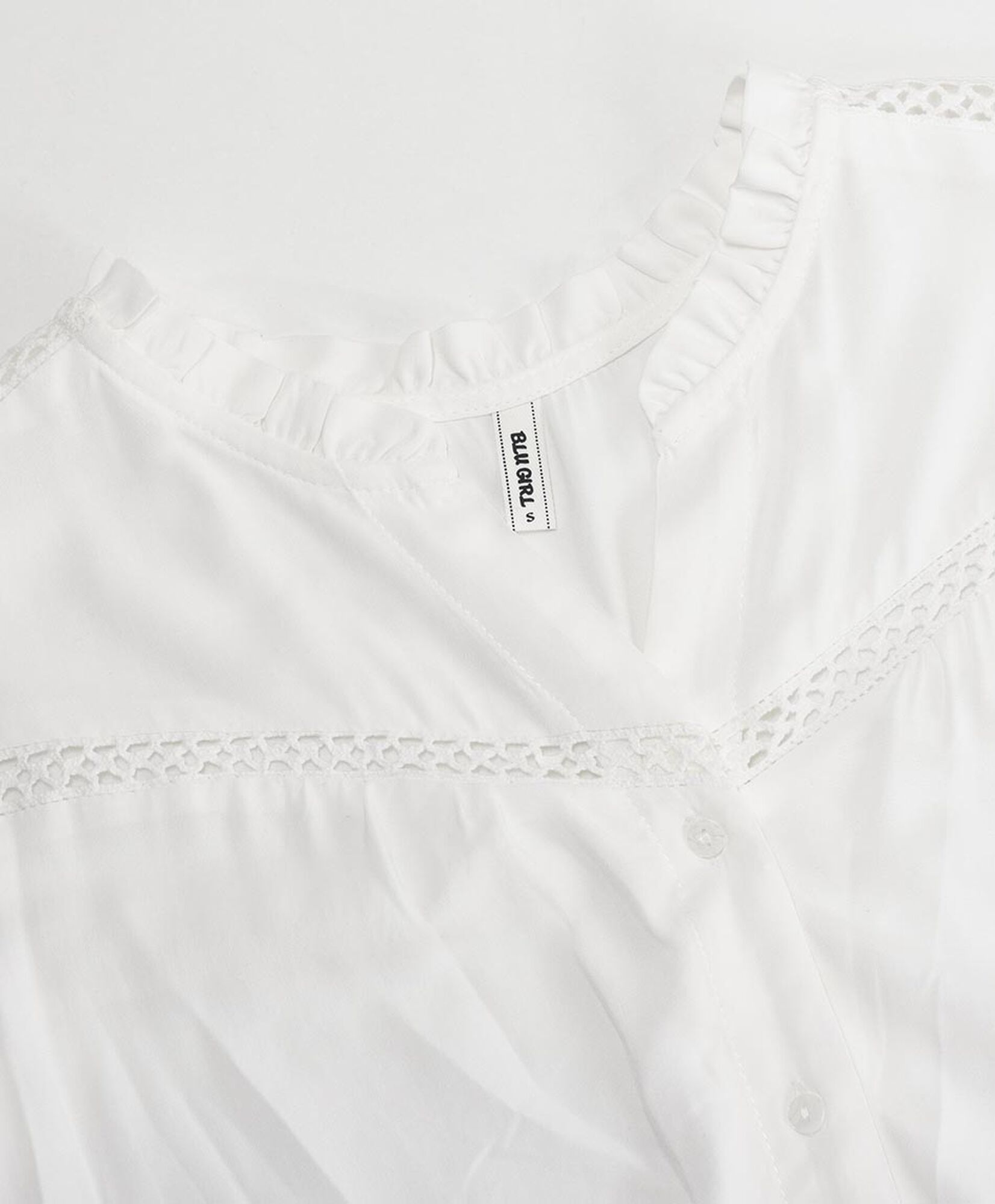 Blusa mujer encaje calado Blusa mujer encaje calado