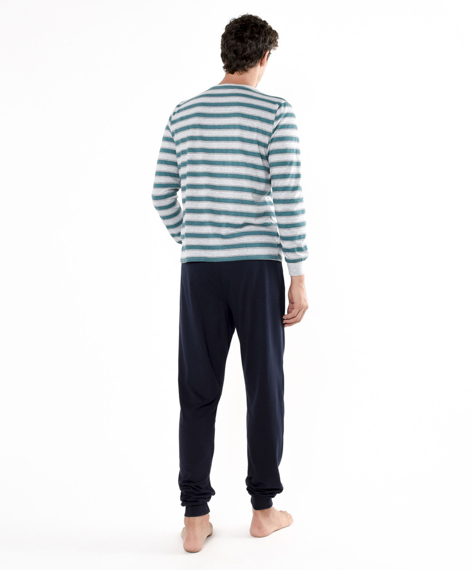 Pijama hombre líneas bicolor Pijama hombre líneas bicolor