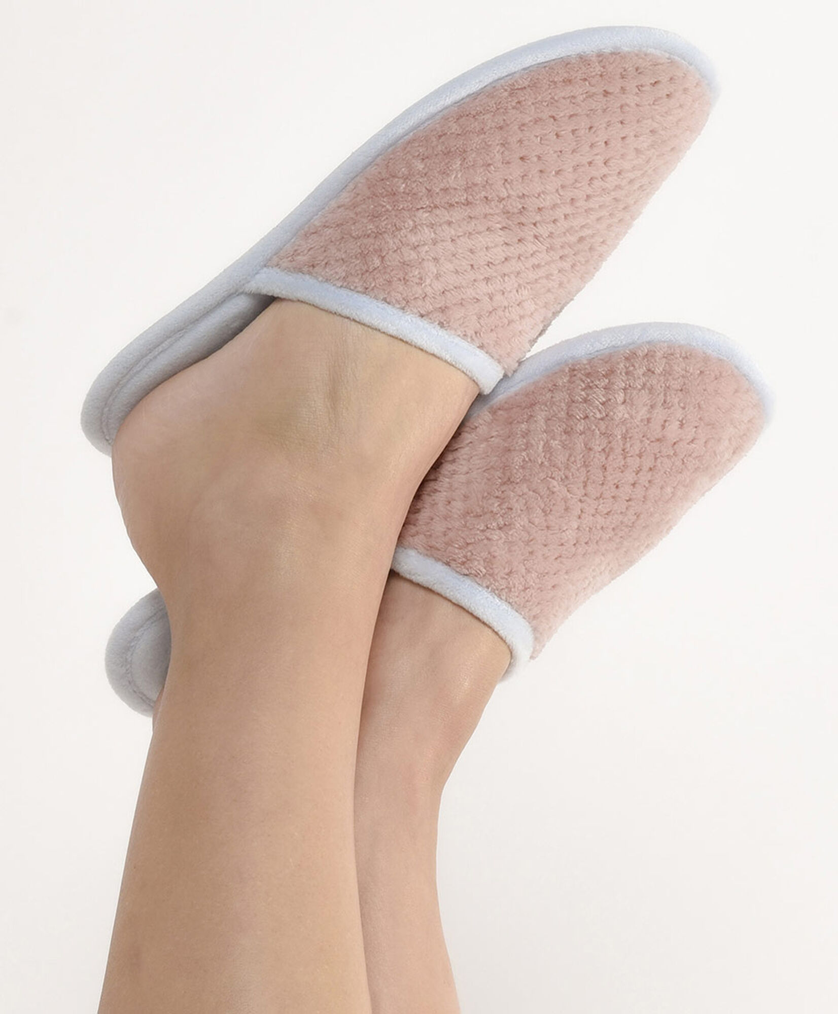 Pantuflas mujer bicolor Pantuflas mujer bicolor