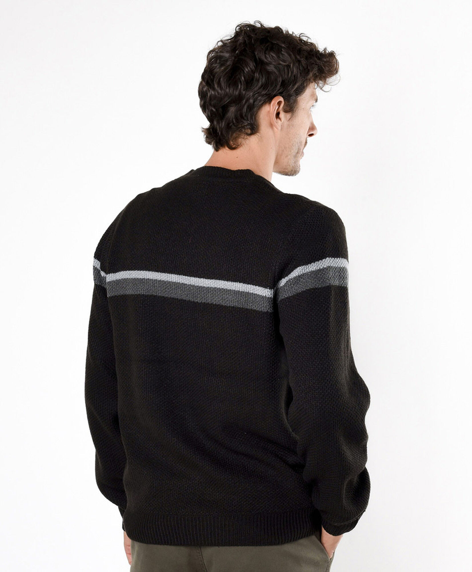 Sweater hombre doble línea Sweater hombre doble línea
