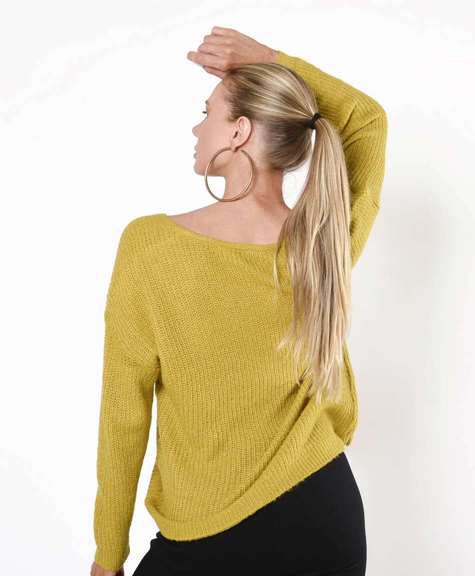 Sweater mujer cuello en v Sweater mujer cuello en v