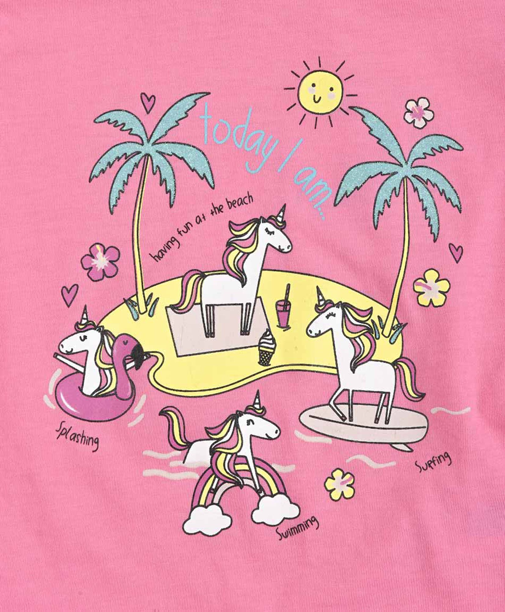 Polera bebé unicornios en isla Polera bebé unicornios en isla