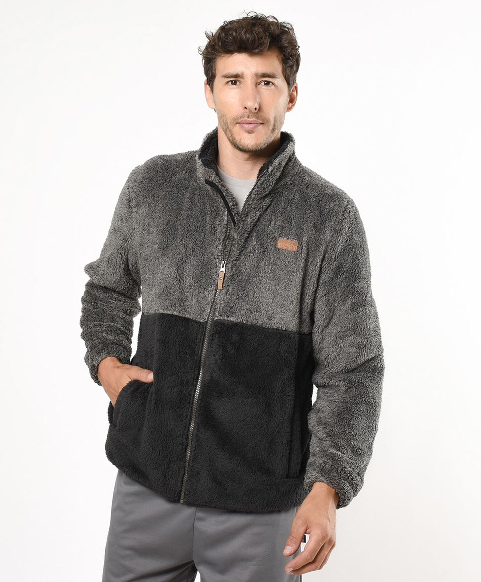 Polar deportivo hombre bicolor chiporro Polar deportivo hombre bicolor chiporro