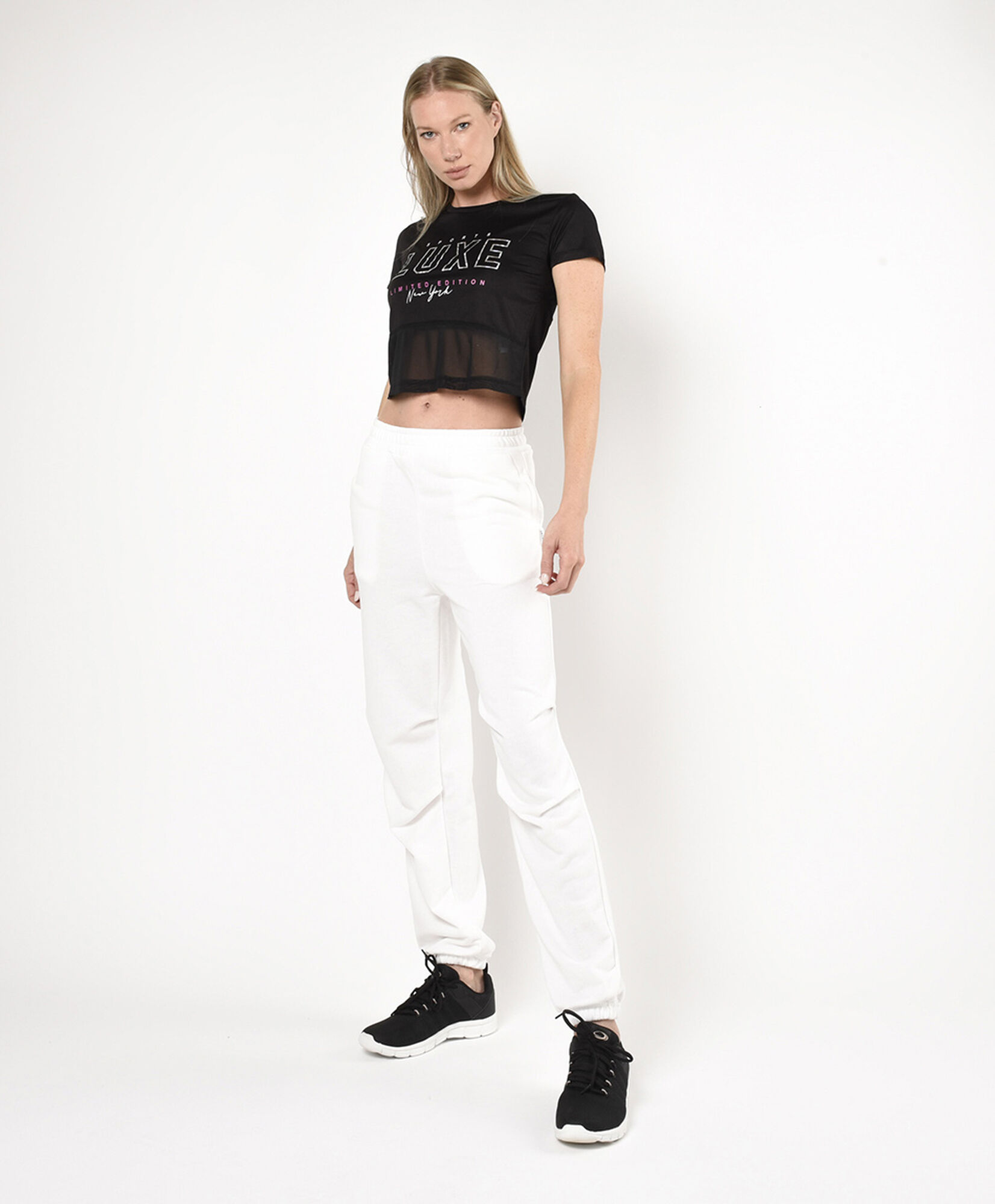 Pantalón de buzo mujer bolsillos Pantalón de buzo mujer bolsillos