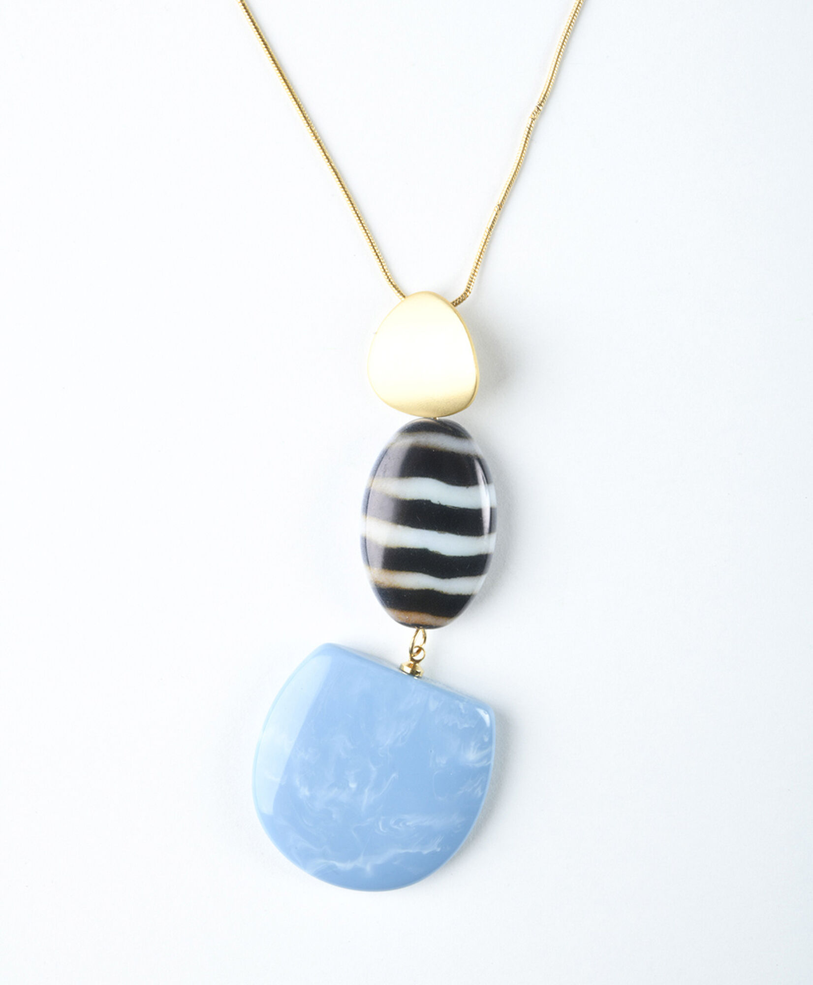 Collar mujer piedra celeste Collar mujer piedra celeste