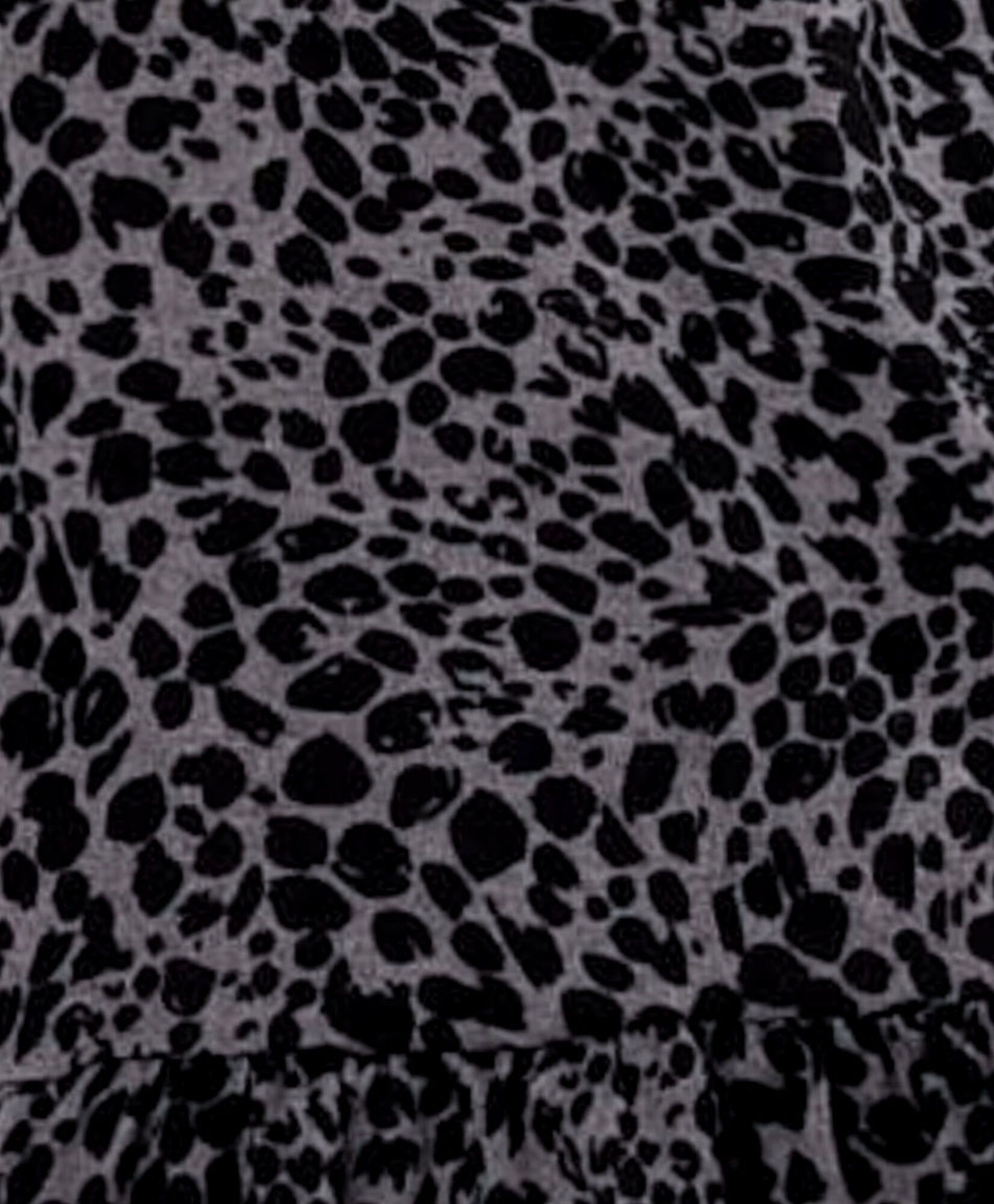 Vestido mujer lanoso corto animal print Vestido mujer lanoso corto animal print