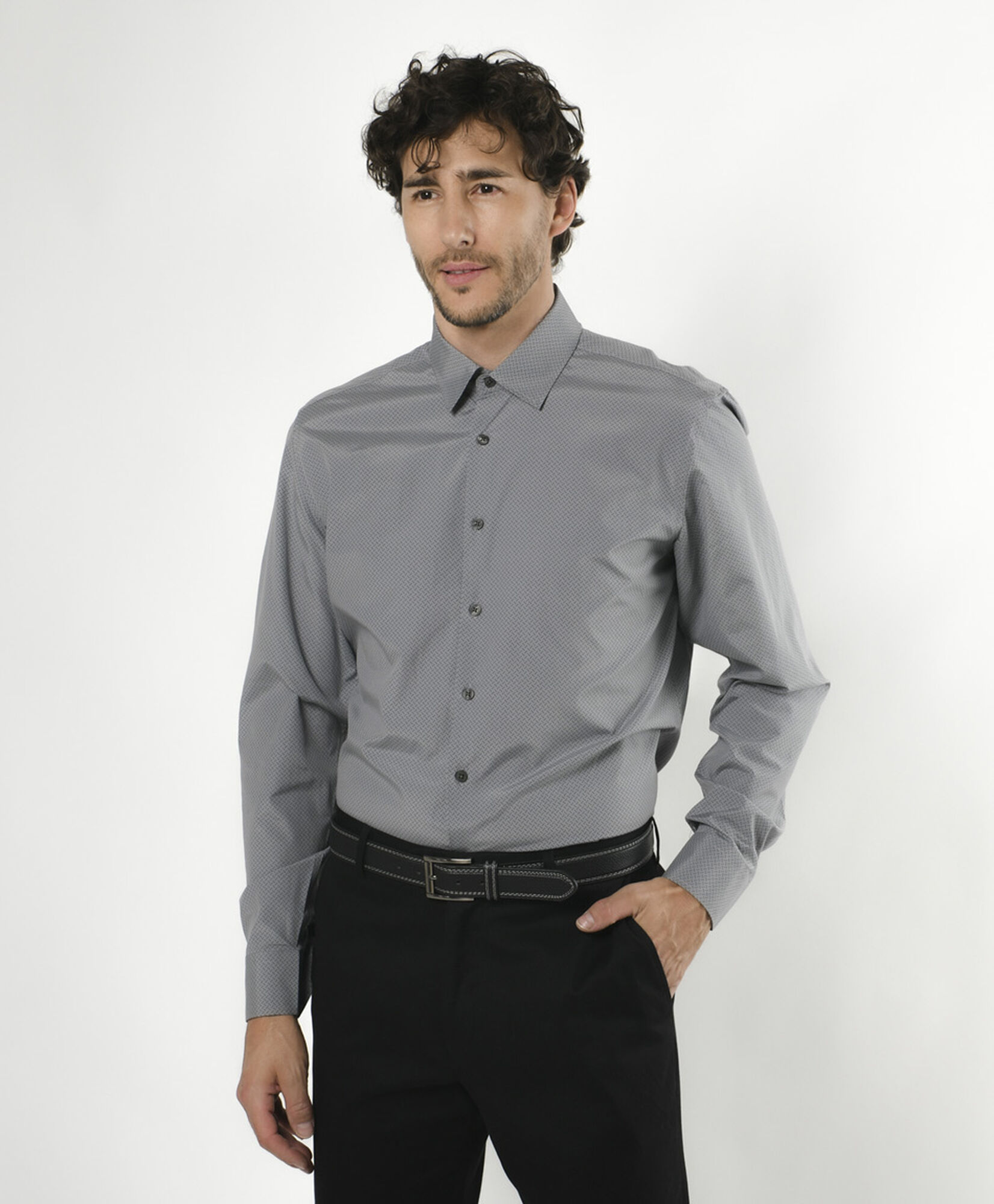 Camisa hombre gris Camisa hombre gris