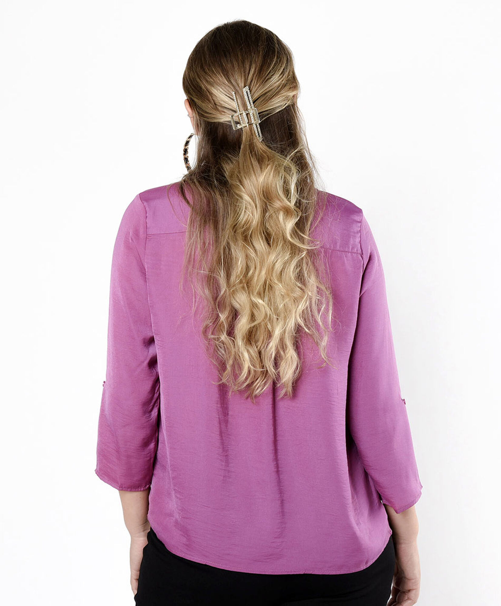 Blusa mujer lisa satinada Blusa mujer lisa satinada