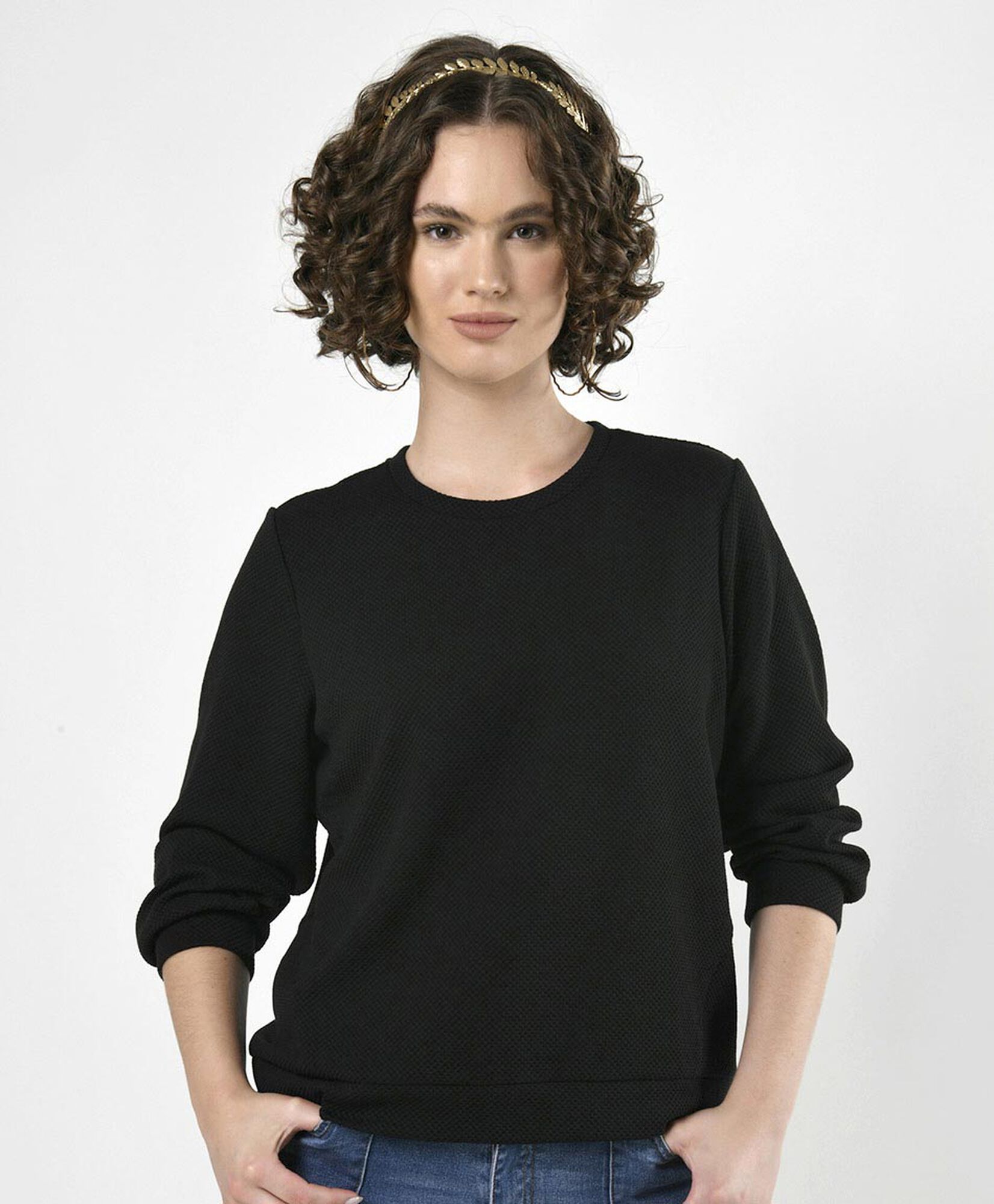 Polerón mujer jacquard Polerón mujer jacquard