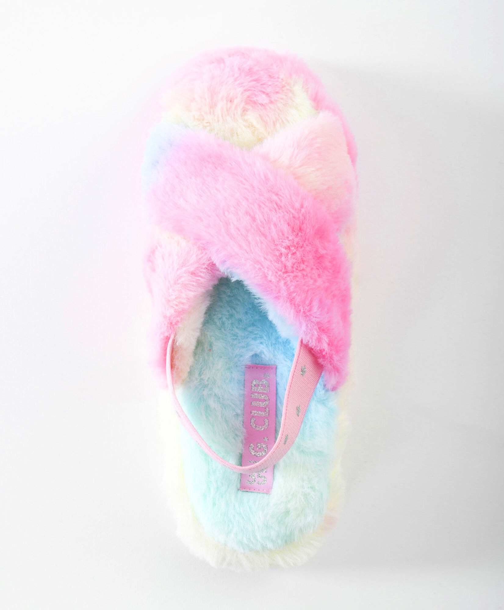 Pantuflas infantil tie-dye elástico Pantuflas infantil tie-dye elástico