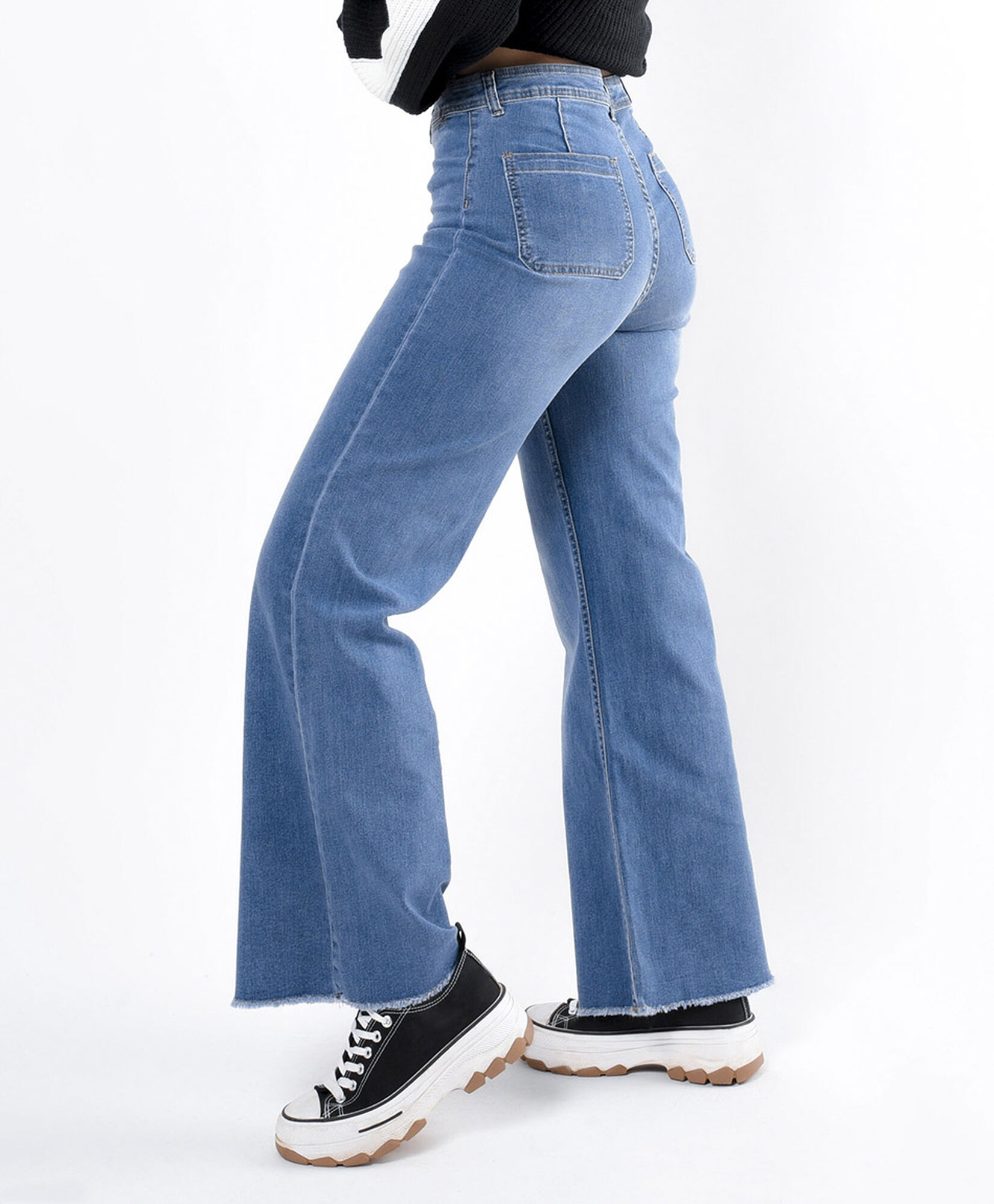 Jeans mujer pinzas wide Jeans mujer pinzas wide
