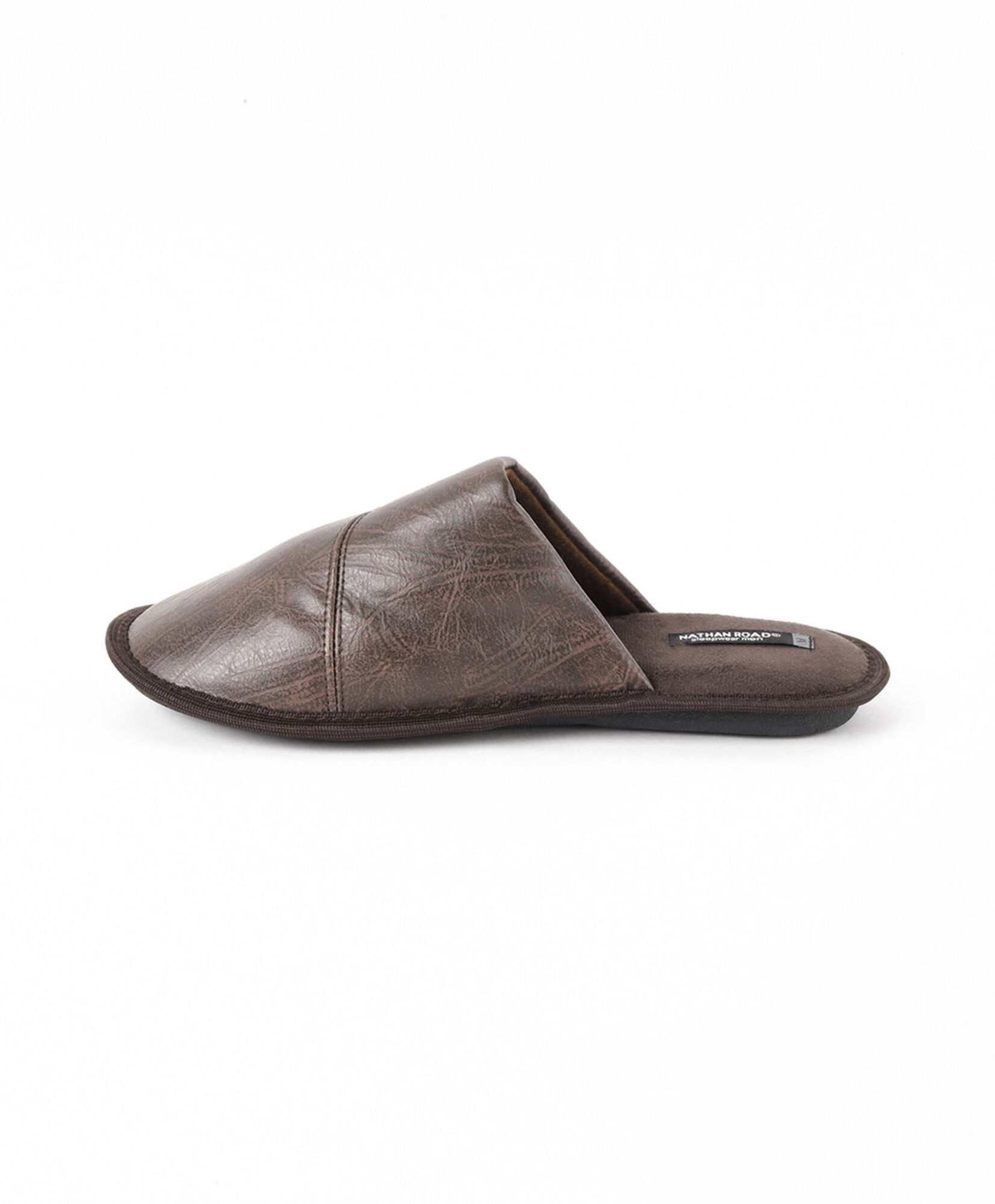 Pantufla hombre cuerina y gamuza Pantufla hombre cuerina y gamuza
