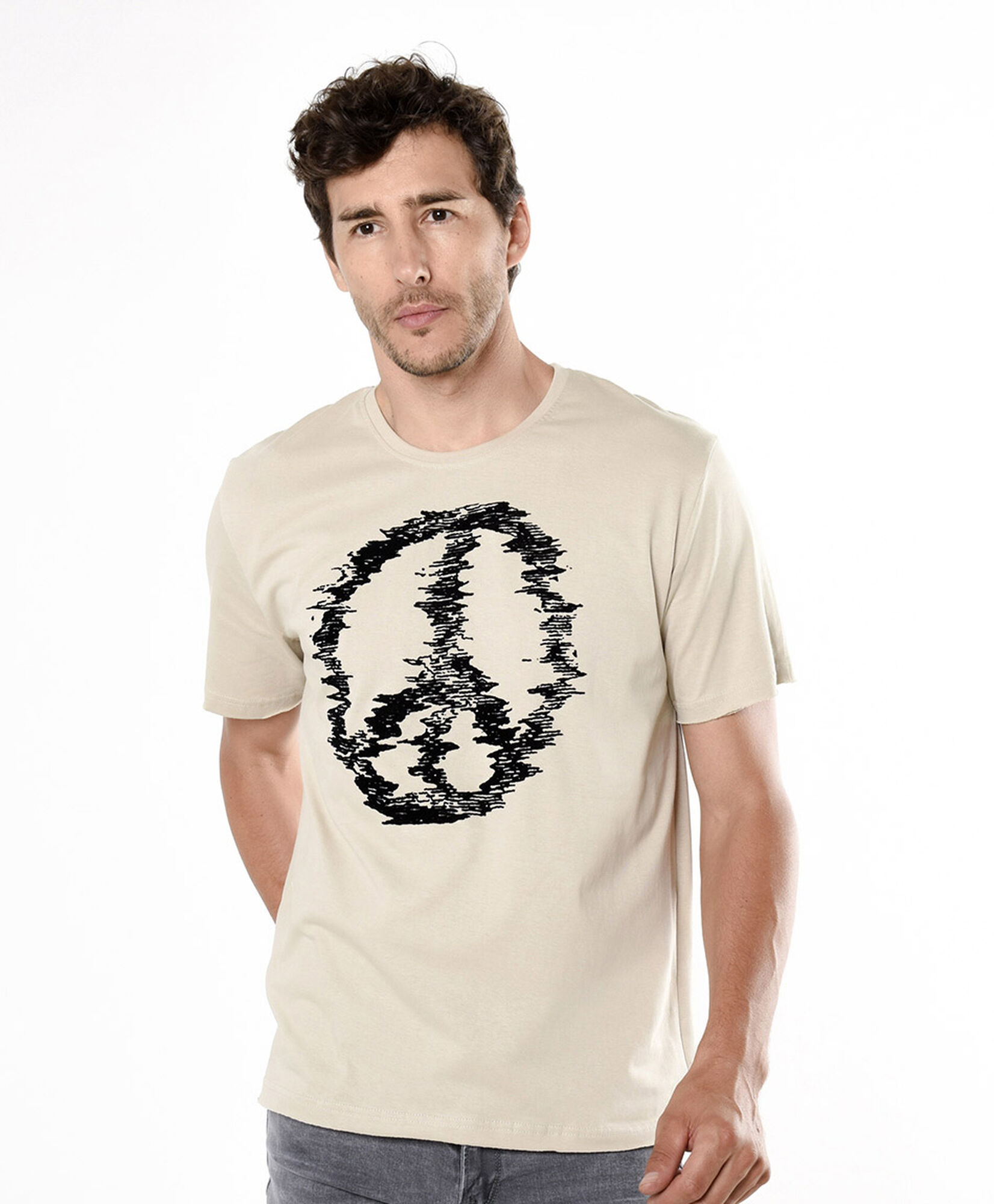 Polera hombre signo paz Polera hombre signo paz