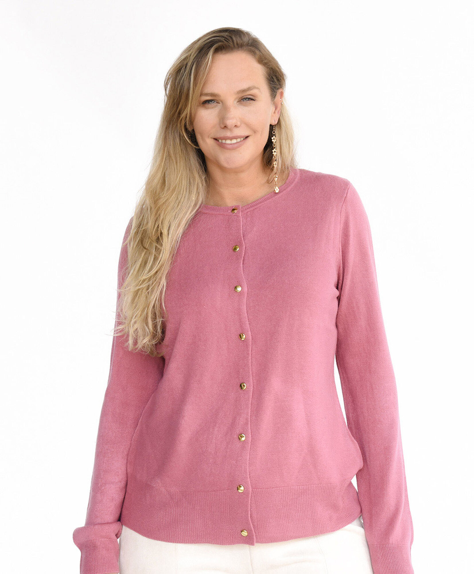 Cardigan mujer básico botones colores Cardigan mujer básico botones colores