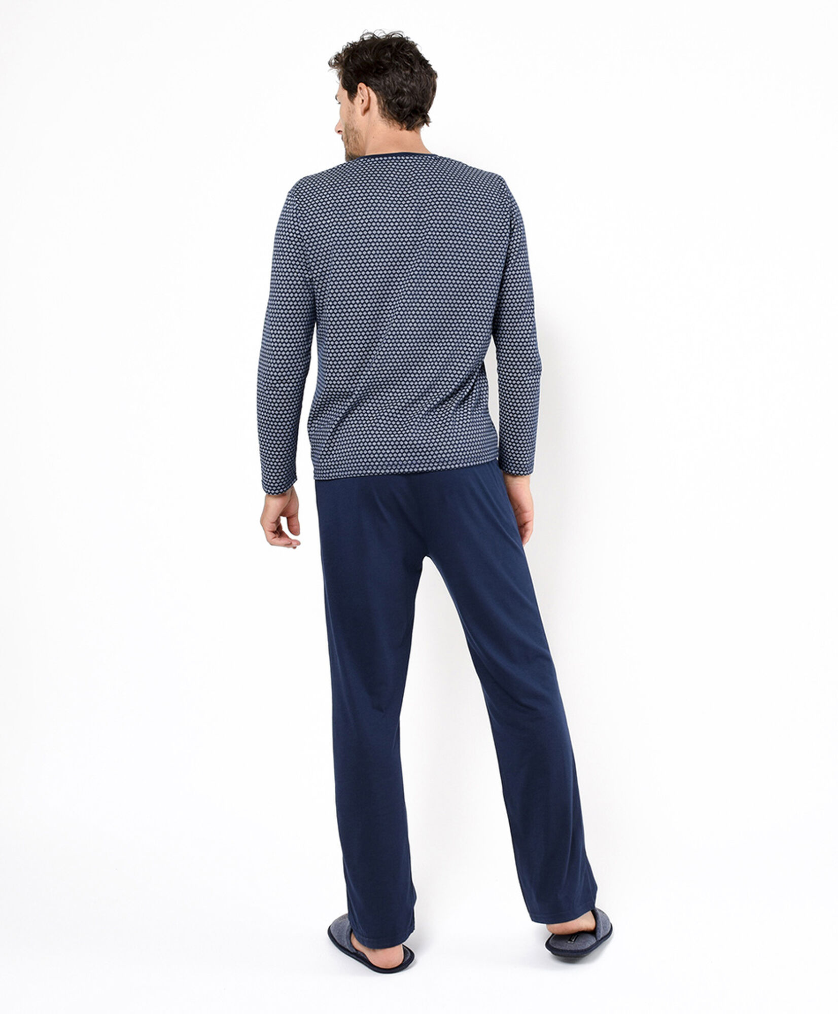 Pijama hombre estampado azul Pijama hombre estampado azul