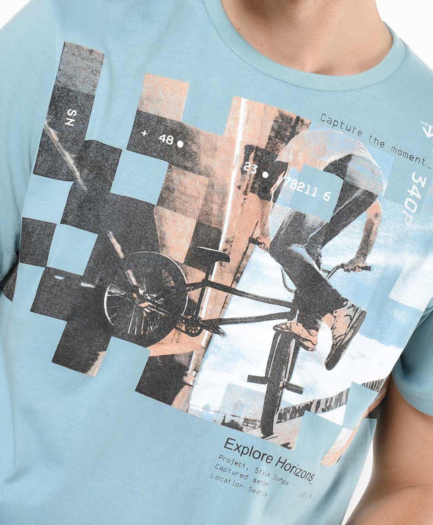 Polera deportiva hombre cuadros bicicleta Polera deportiva hombre cuadros bicicleta