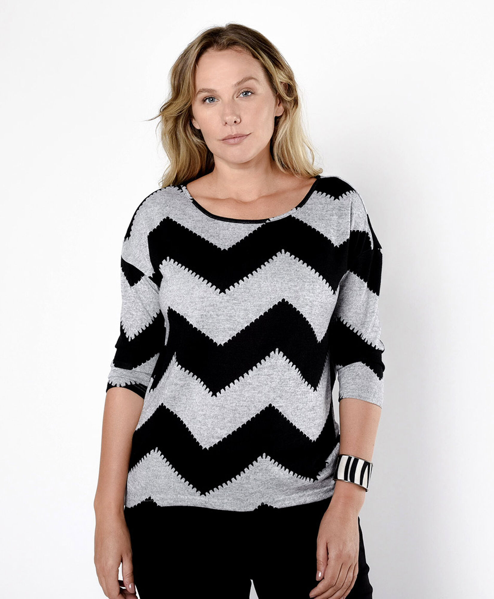 Polera mujer zigzag Polera mujer zigzag