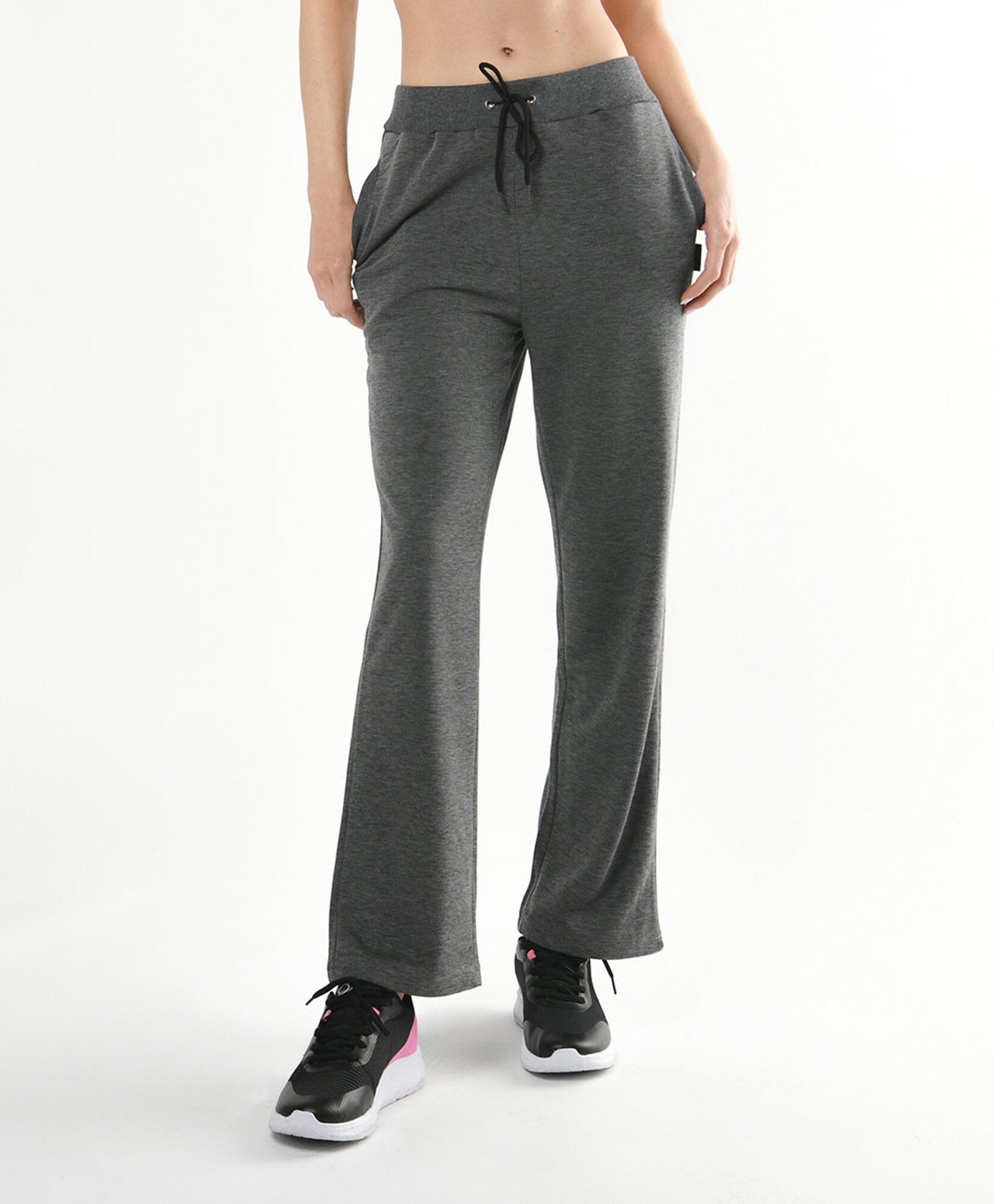 Pantalón de buzo mujer gris Pantalón de buzo mujer gris