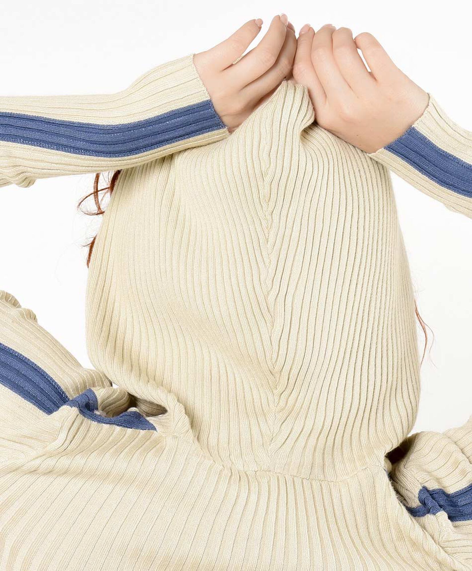 Cardigan mujer acanalado líneas Cardigan mujer acanalado líneas