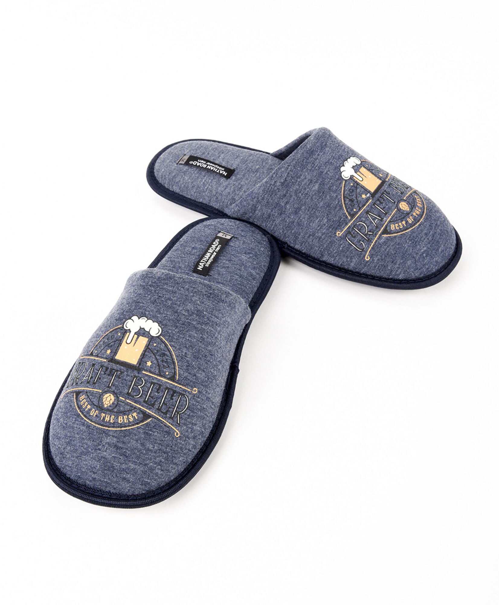 Pantufla hombre estampado vaso Pantufla hombre estampado vaso