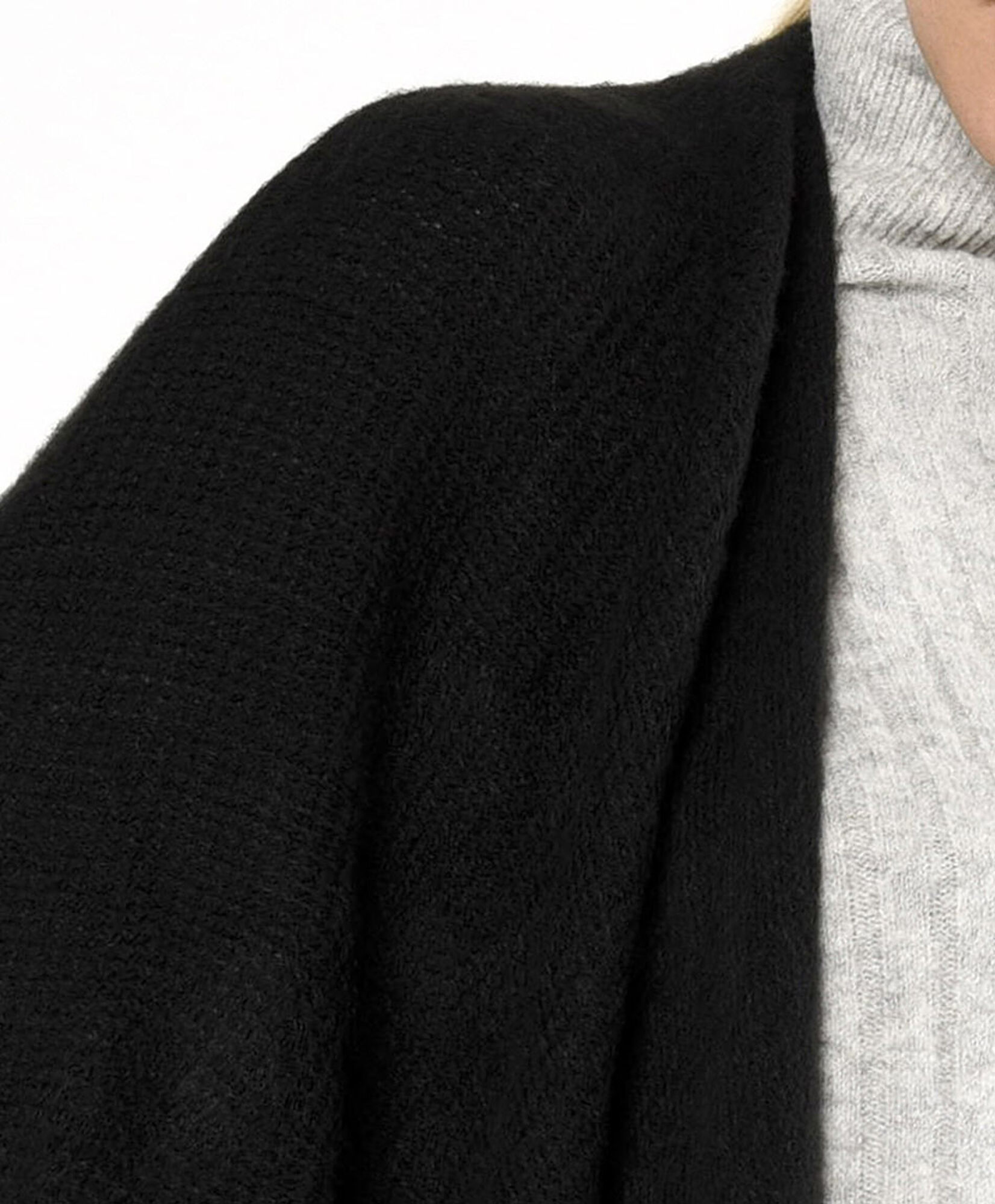 Poncho mujer negro Poncho mujer negro