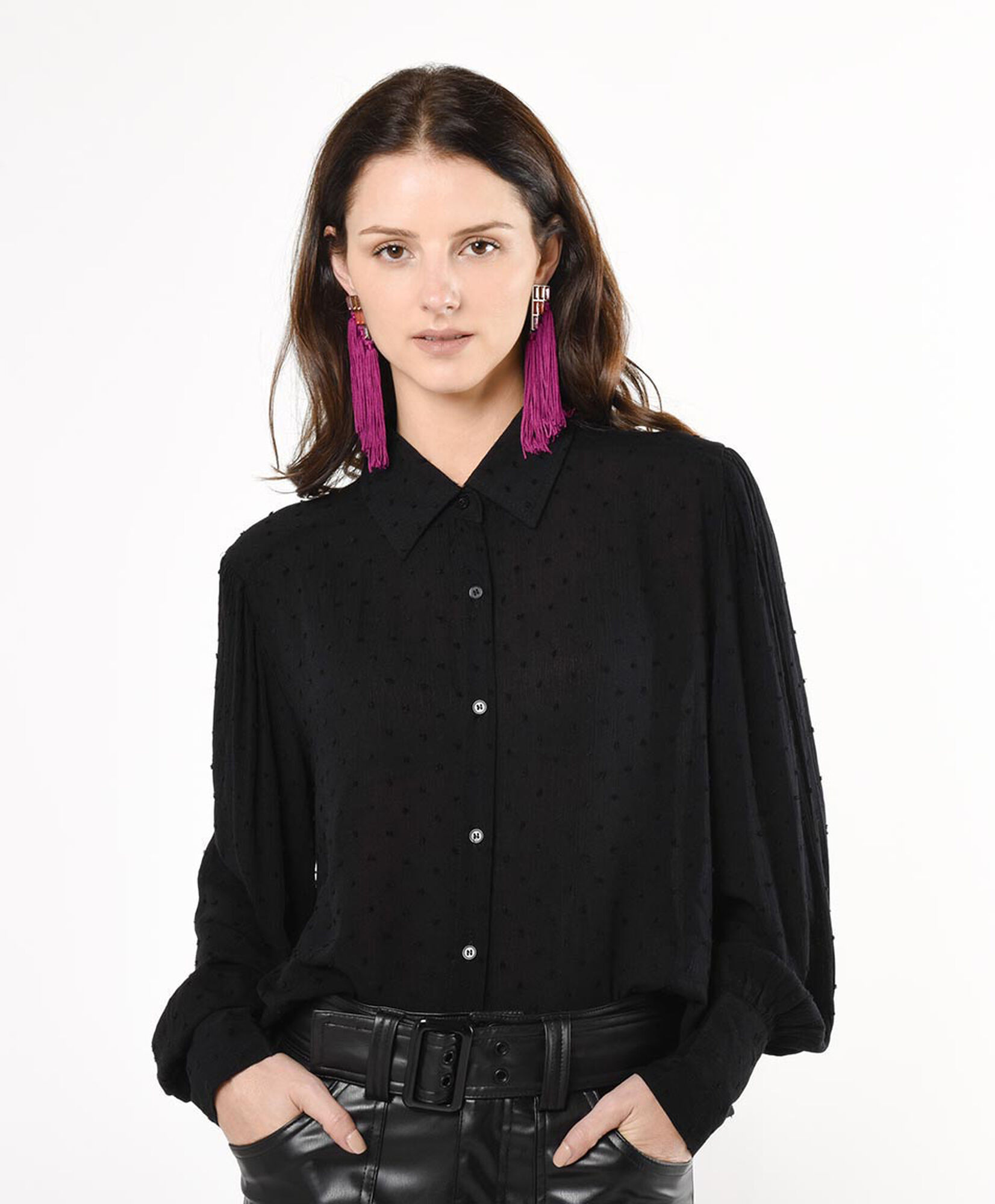 Blusa mujer puntos en relieve Blusa mujer puntos en relieve